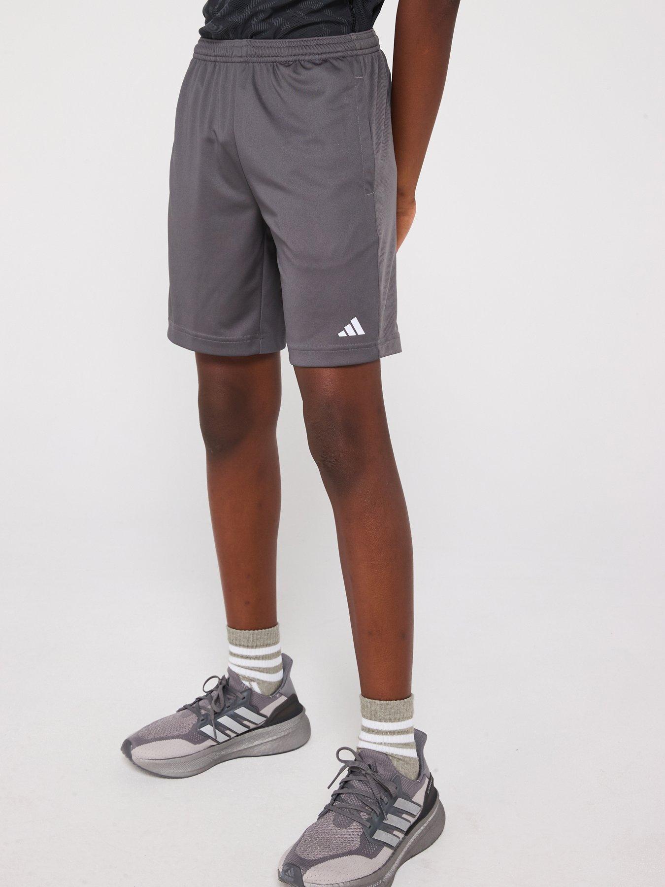 adidas Junior Boys Train Essentials Shorts - Grey