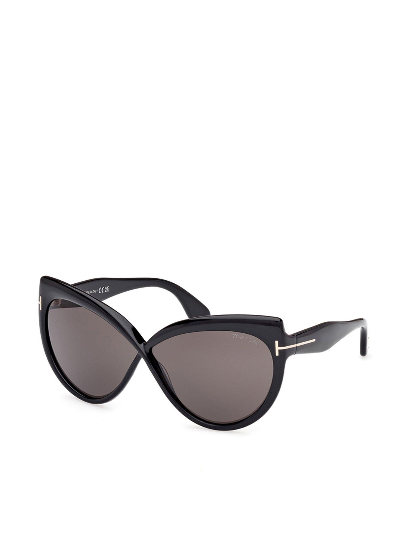 Tom Ford Athena Cat Sunglasses - Black