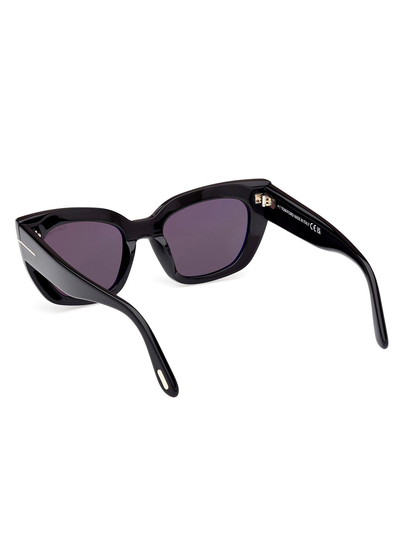 Image 3 of 4 of Tom Ford Athena Cat Sunglasses - Black