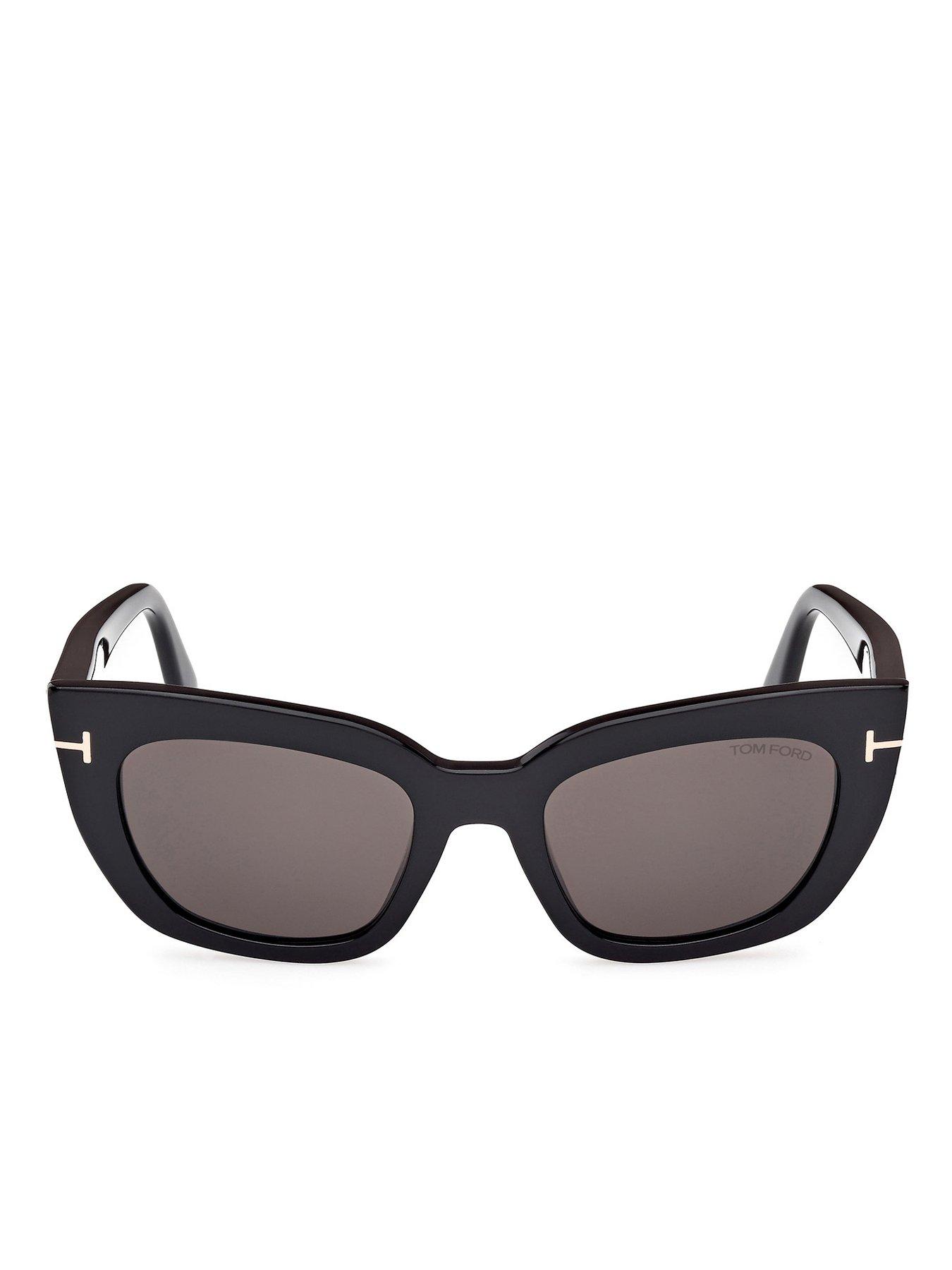 Image 4 of 4 of Tom Ford Athena Cat Sunglasses - Black