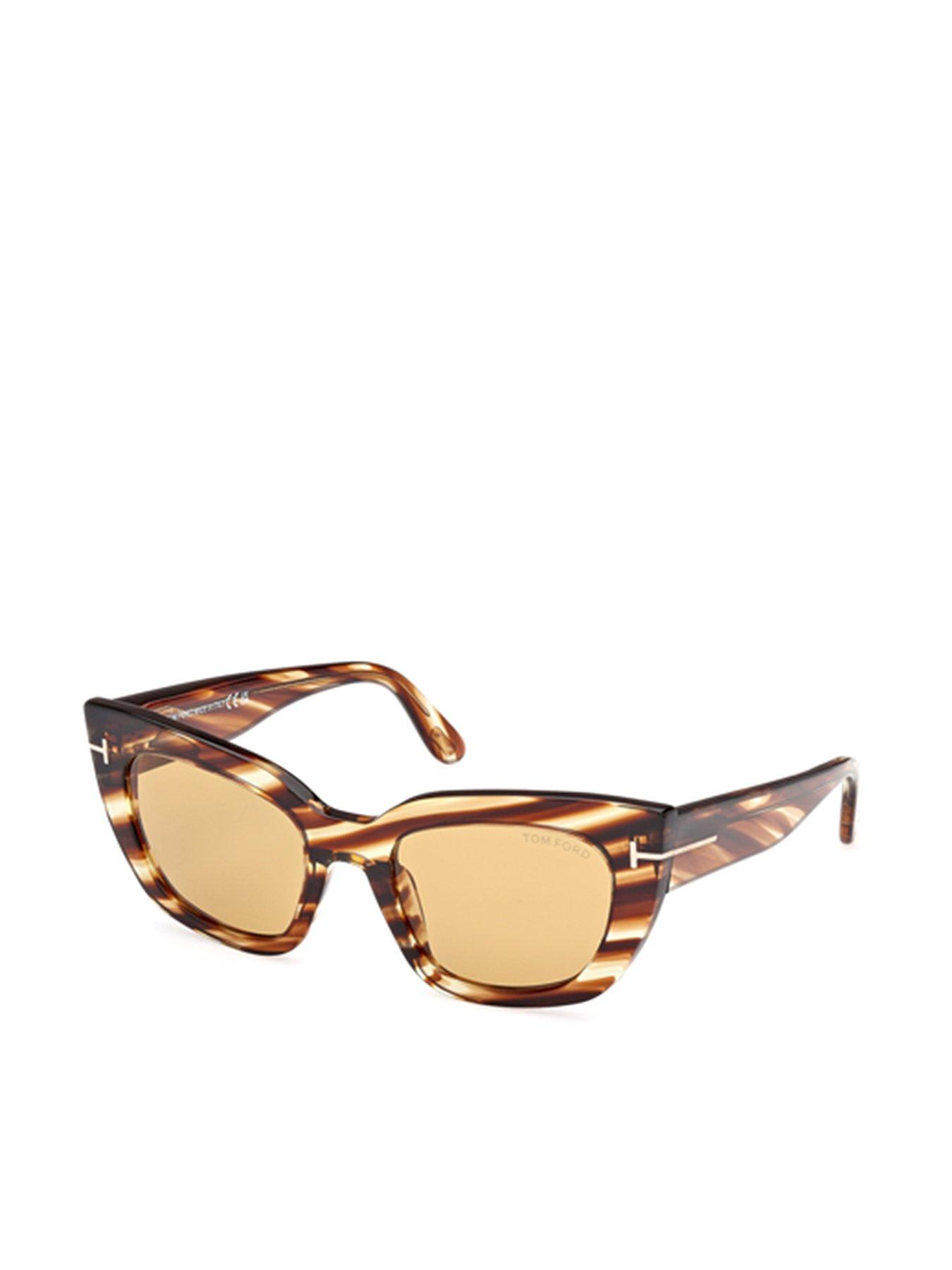 undefined Athena Cat Sunglasses - Blonde Havana