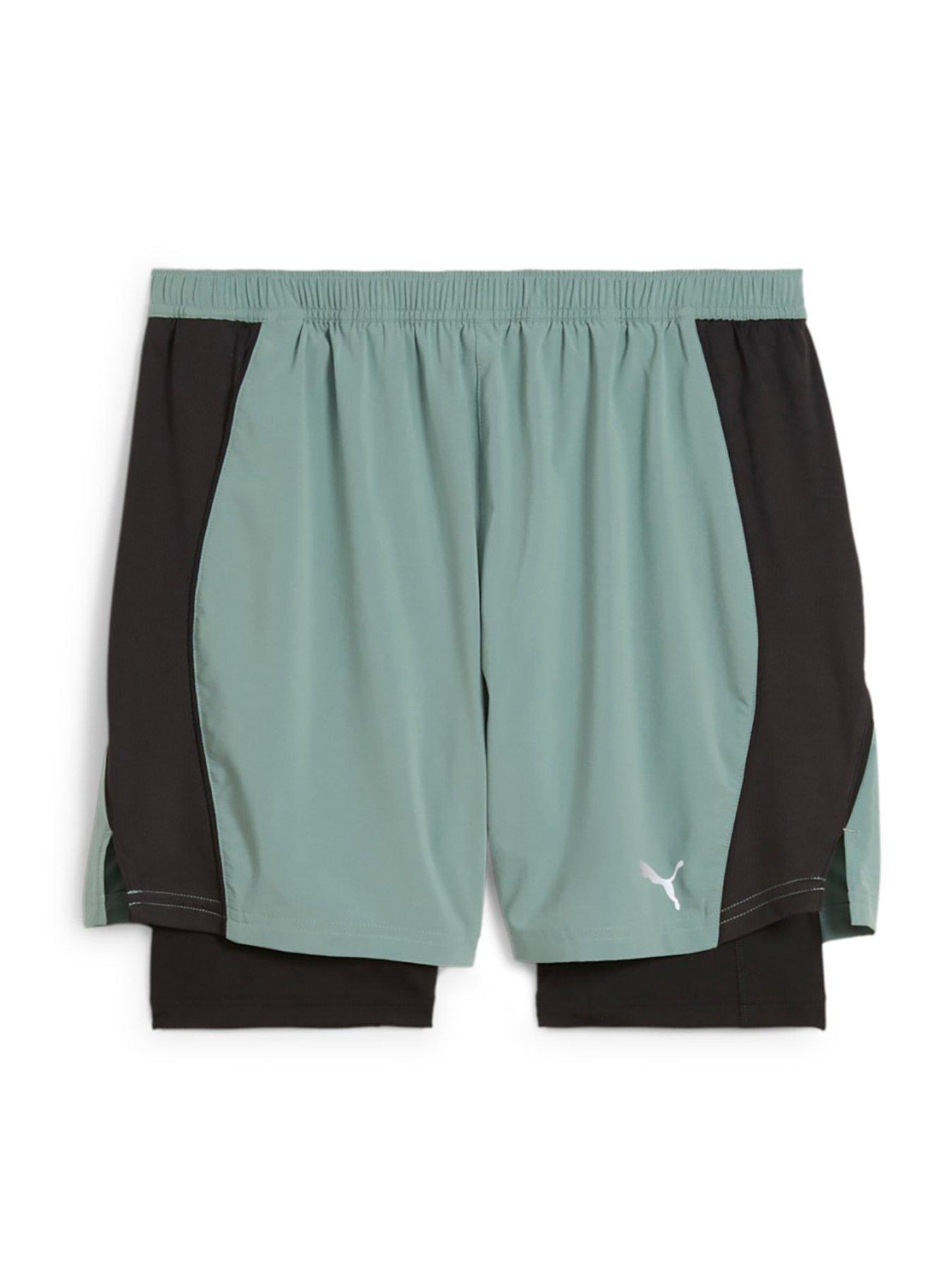 undefined Men's Running Velocity 2-In-1 Shorts - Green