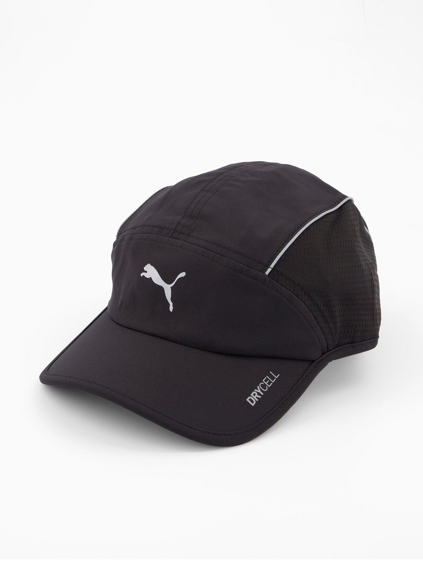 undefined Unisex Running Short Visor 5 Panel Cap - Puma Black
