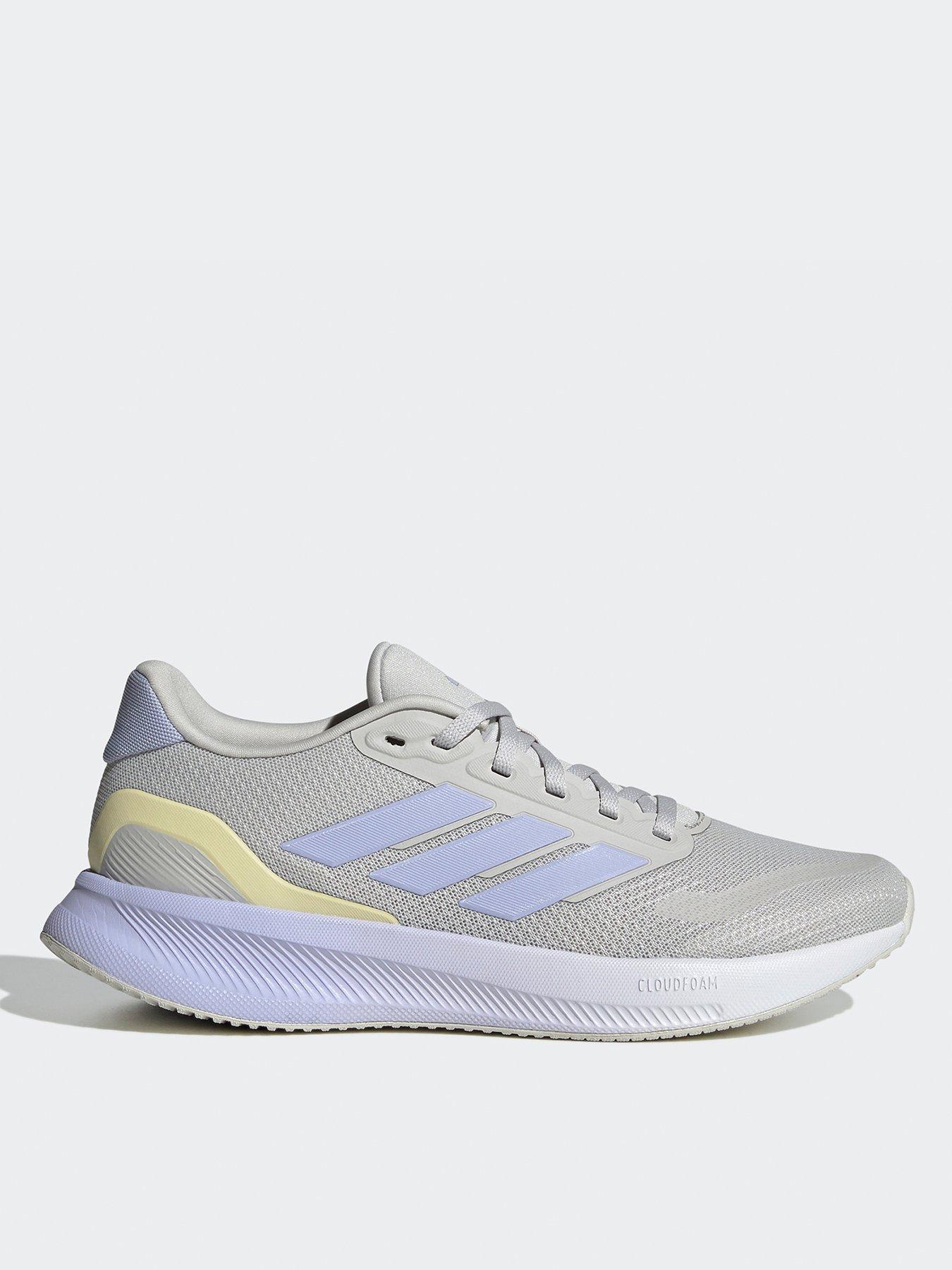 Adidas Womens Running Runfalcon 5 Trainers - Grey/Violet Tone/Core Black