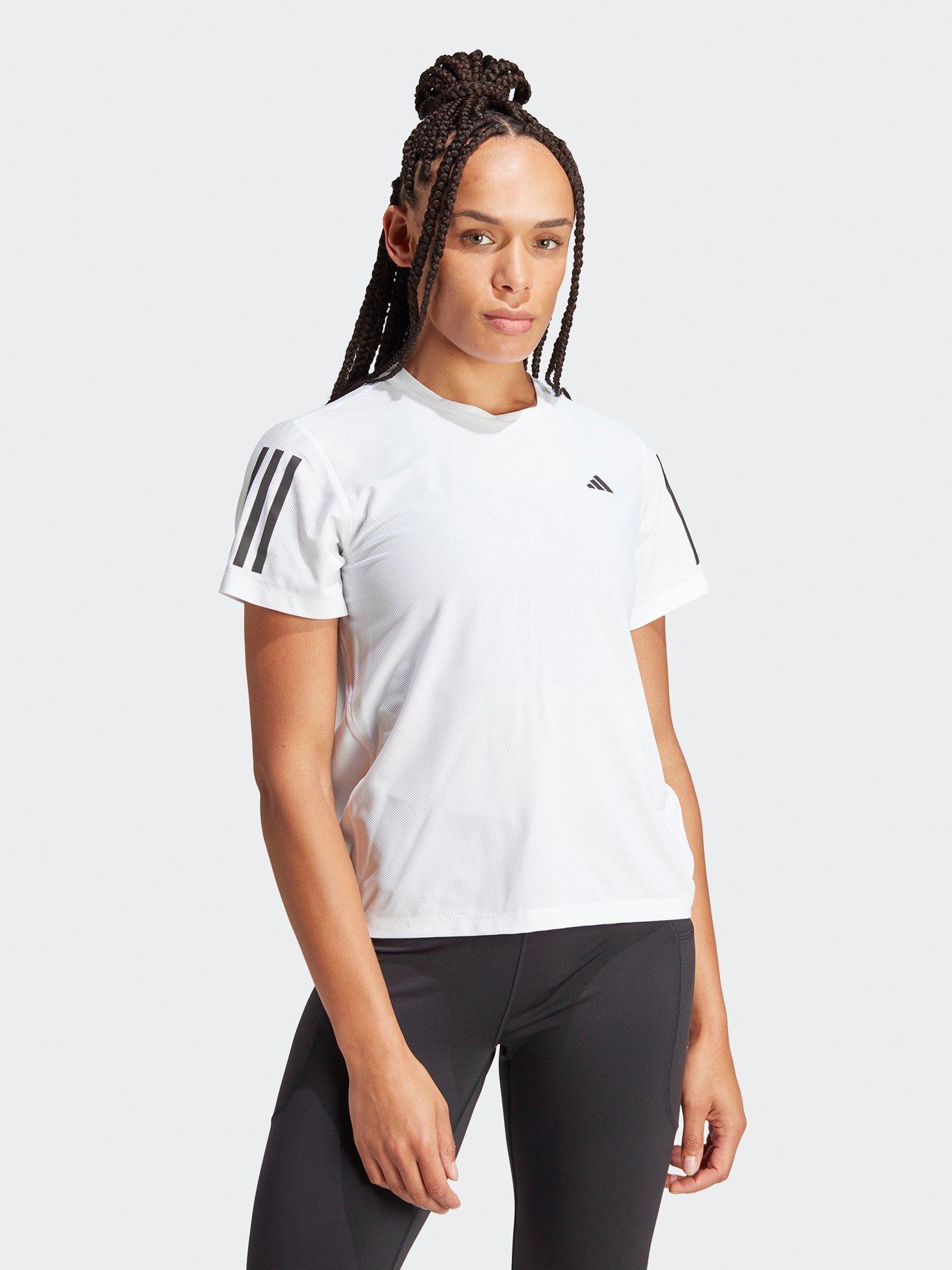 undefined Womens Running Own The Run T-Shirt - White