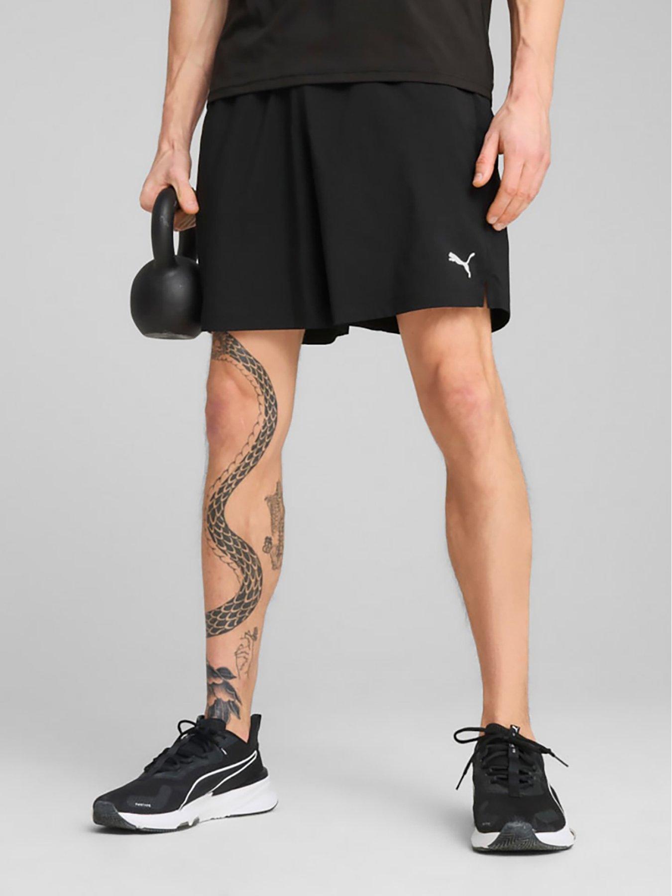 undefined Men's Training Essentials 7 Inch Woven Shorts - Black