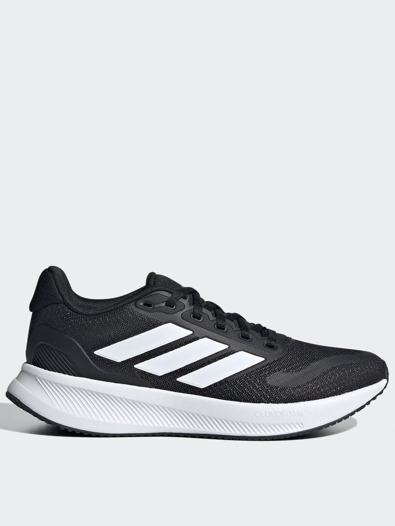 adidas Unisex Junior Runfalcon 5 Trainers, Black/Ftwr White/Core Black, Size 4.5 Older