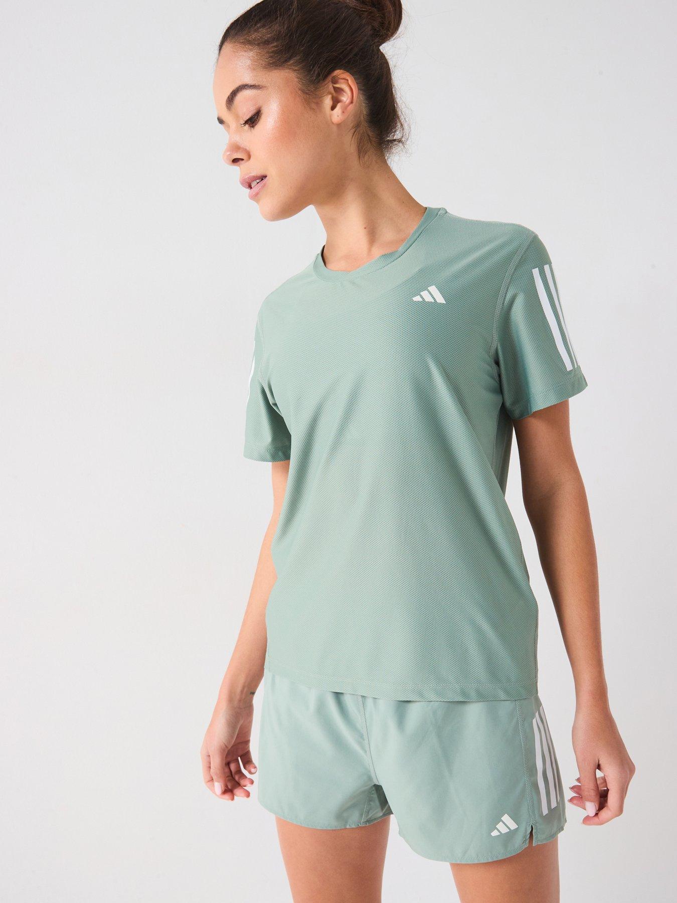 undefined Womens Running Own The Run T-Shirt - Green