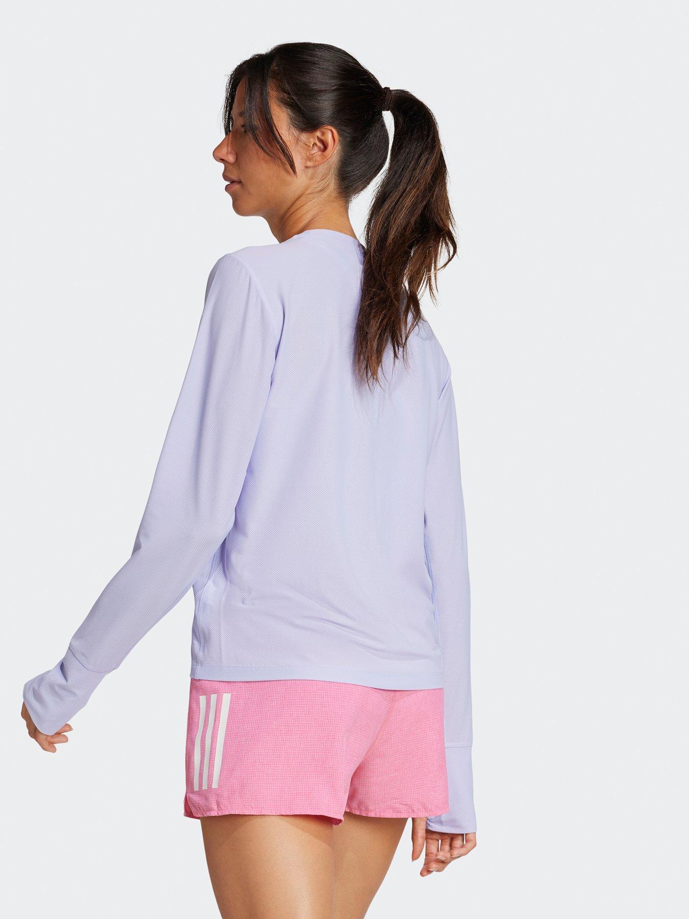 Image 2 of 5 of adidas Womens Running Own The Run Long Sleeve Top - Purple