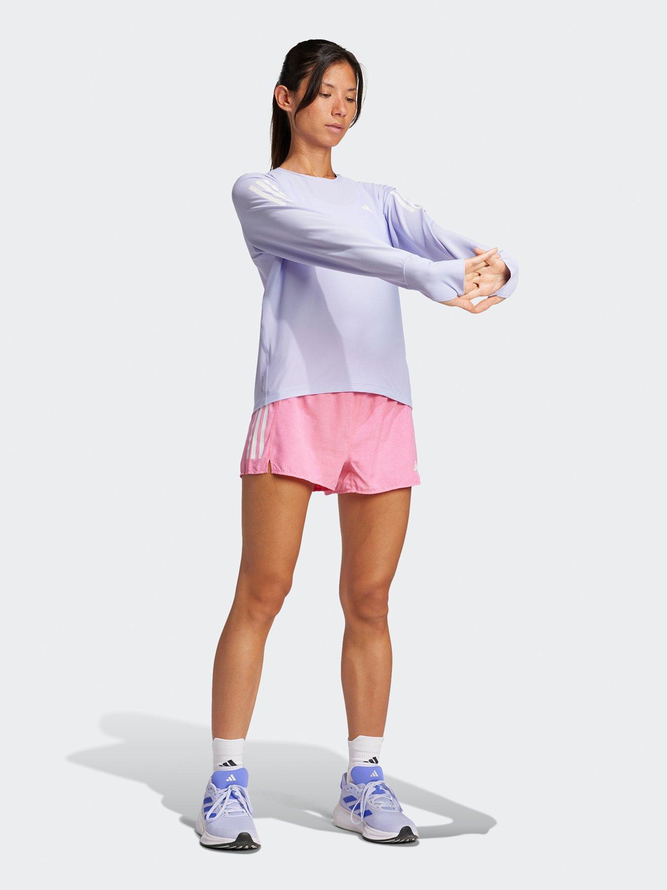 Image 3 of 5 of adidas Womens Running Own The Run Long Sleeve Top - Purple