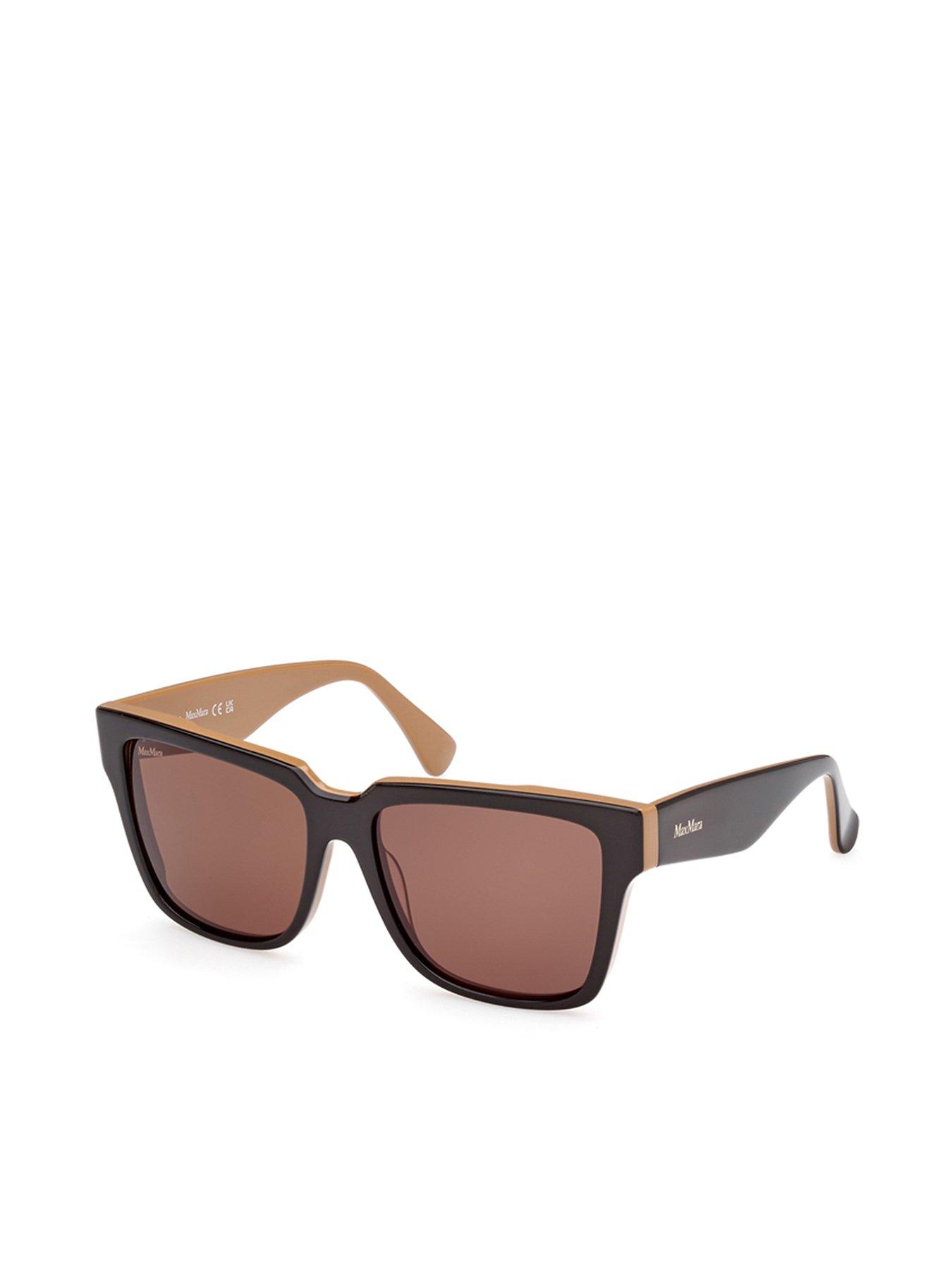 undefined Glimpse2 Square 2 Two Frame Sunglasses - Dark Brown