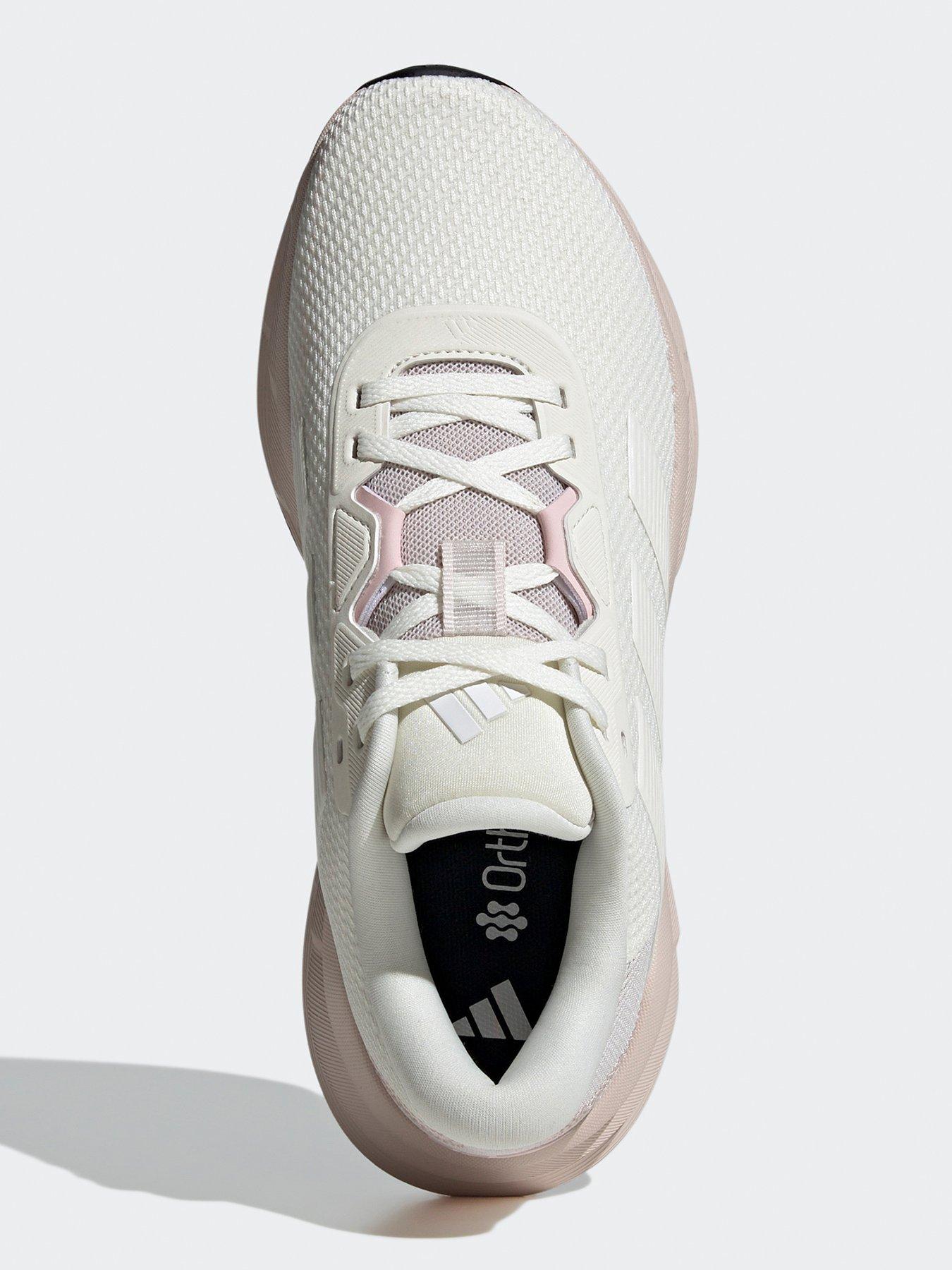 Image 4 of 7 of adidas Womens Running Galaxy 7 Trainers - White/Pink