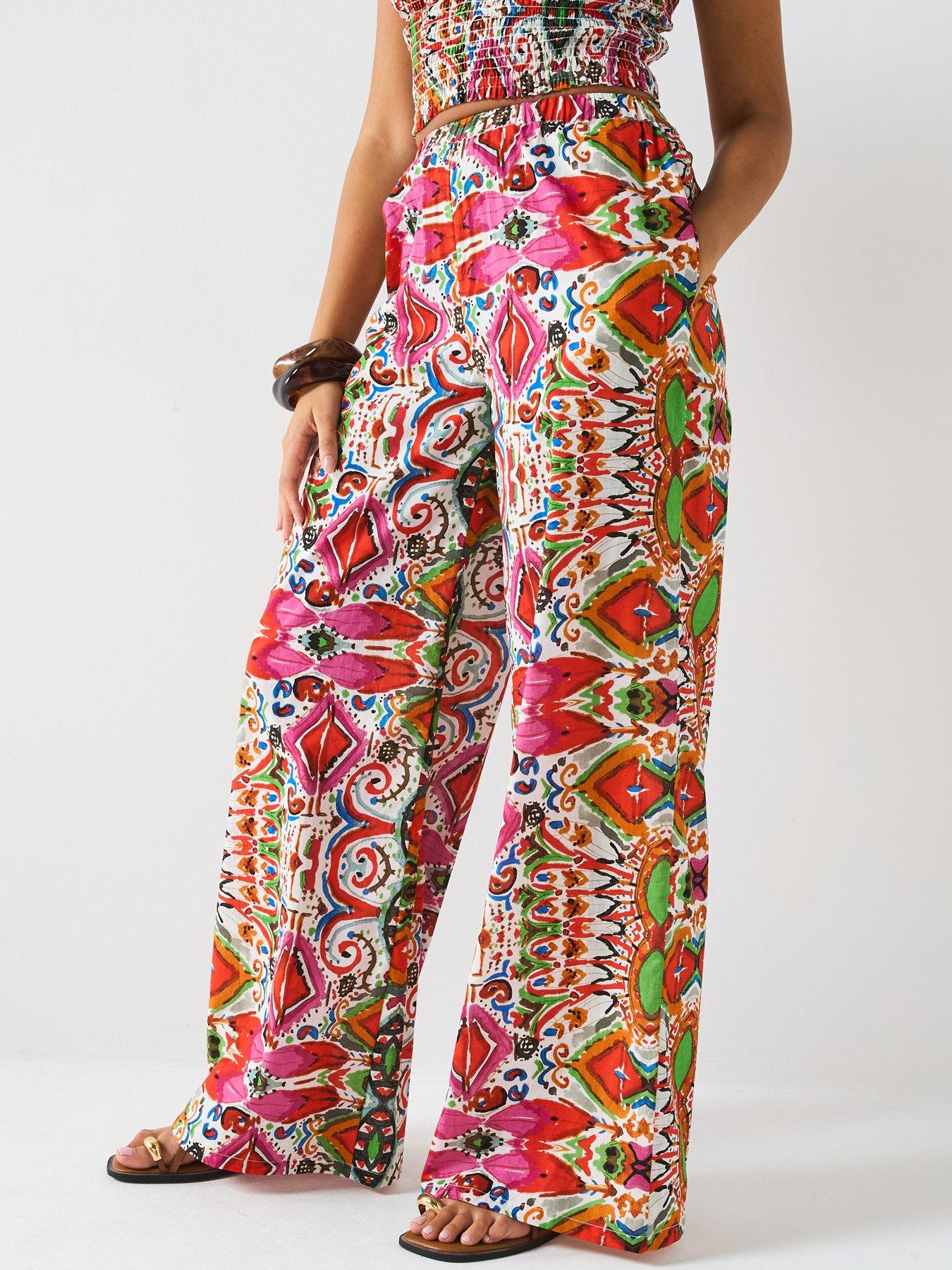 undefined Printed Maxi Skirt Co-ord