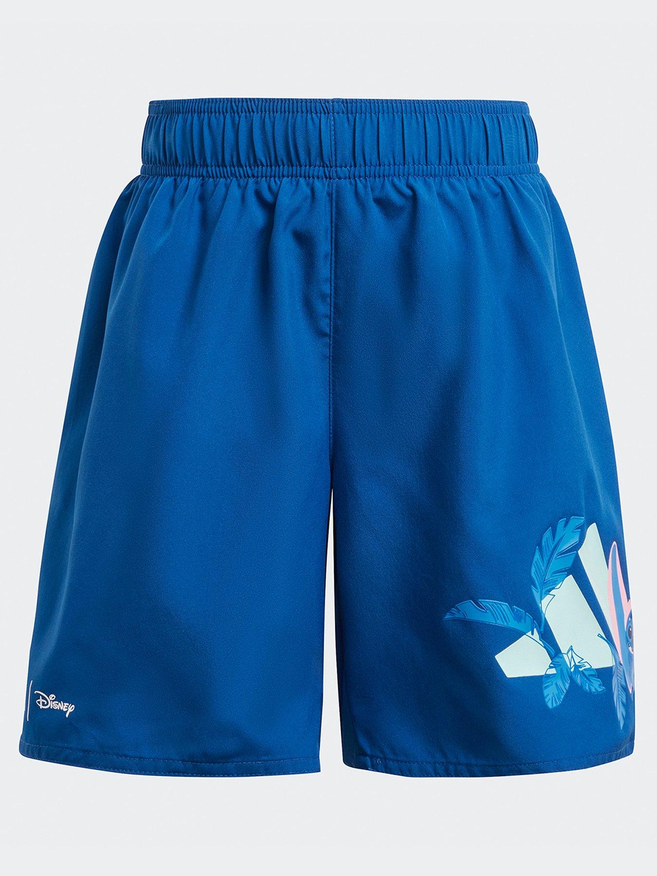 undefined Kids Boys Disney Stitch Swim Shorts - Dark Marine/Semi Flash Aqua