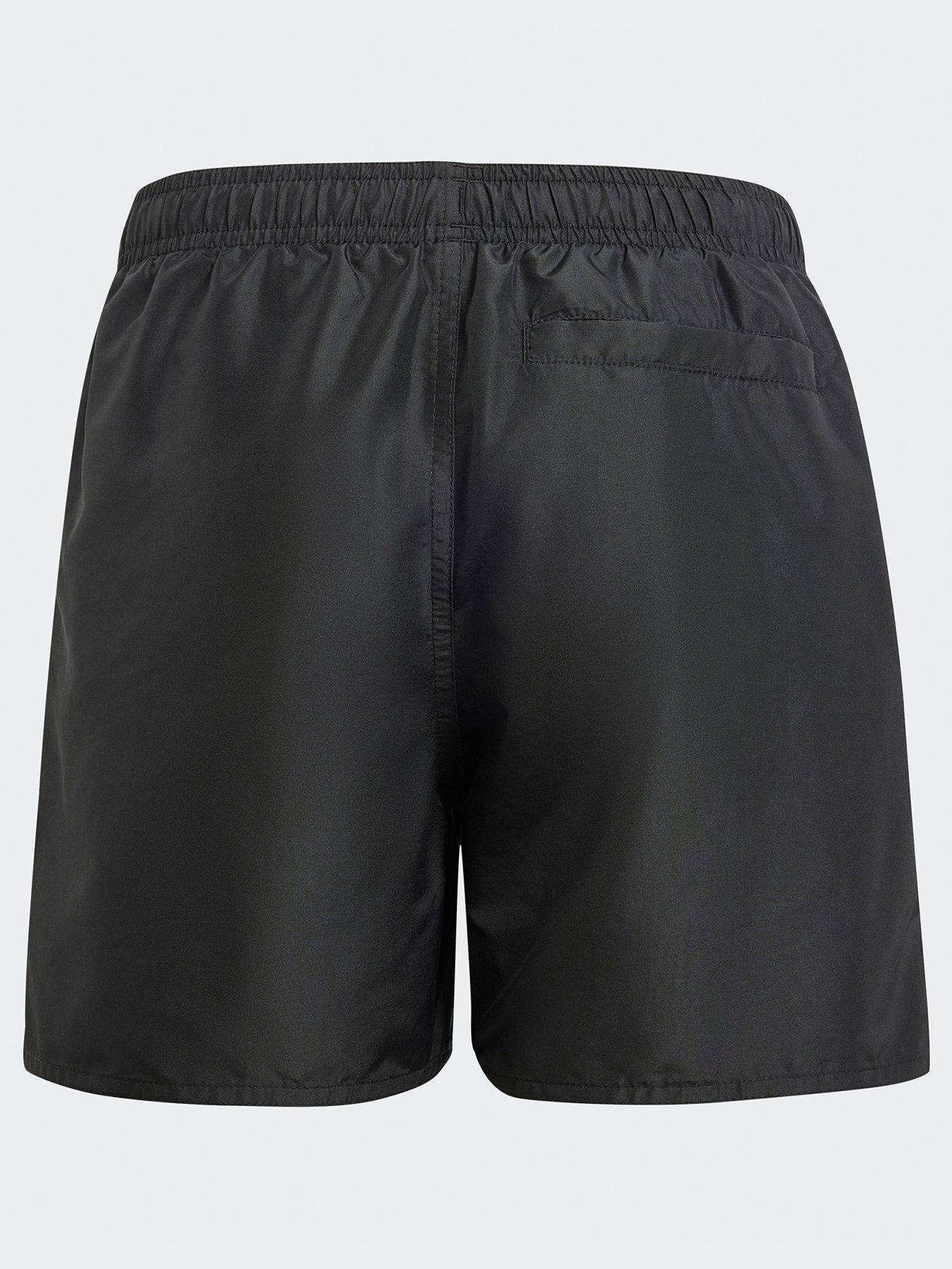 Image 2 of 4 of adidas Kids Boys Solid Swim Shorts - Black