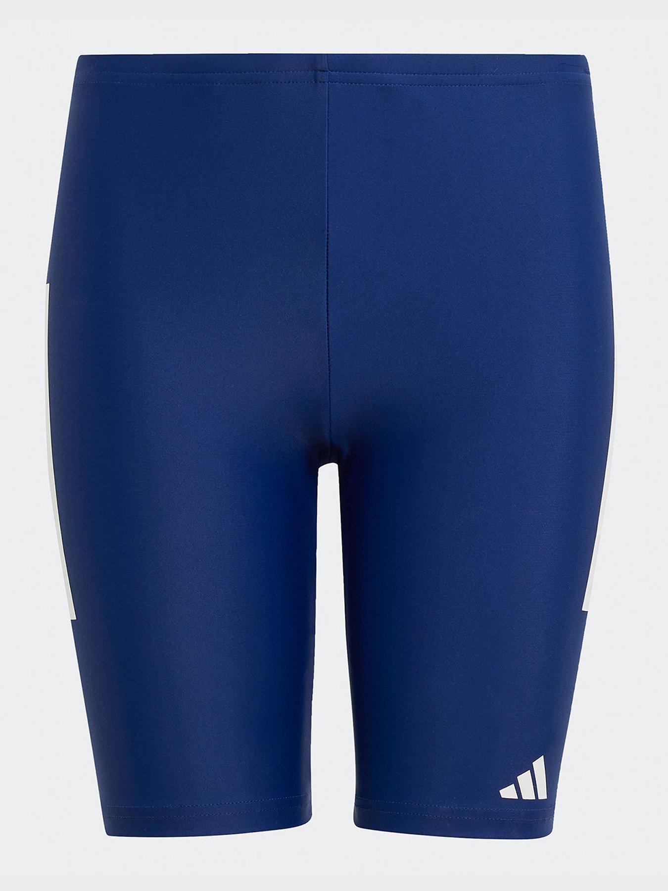undefined Junior Boys 3 Stripe Jammer Swim Shorts - Navy