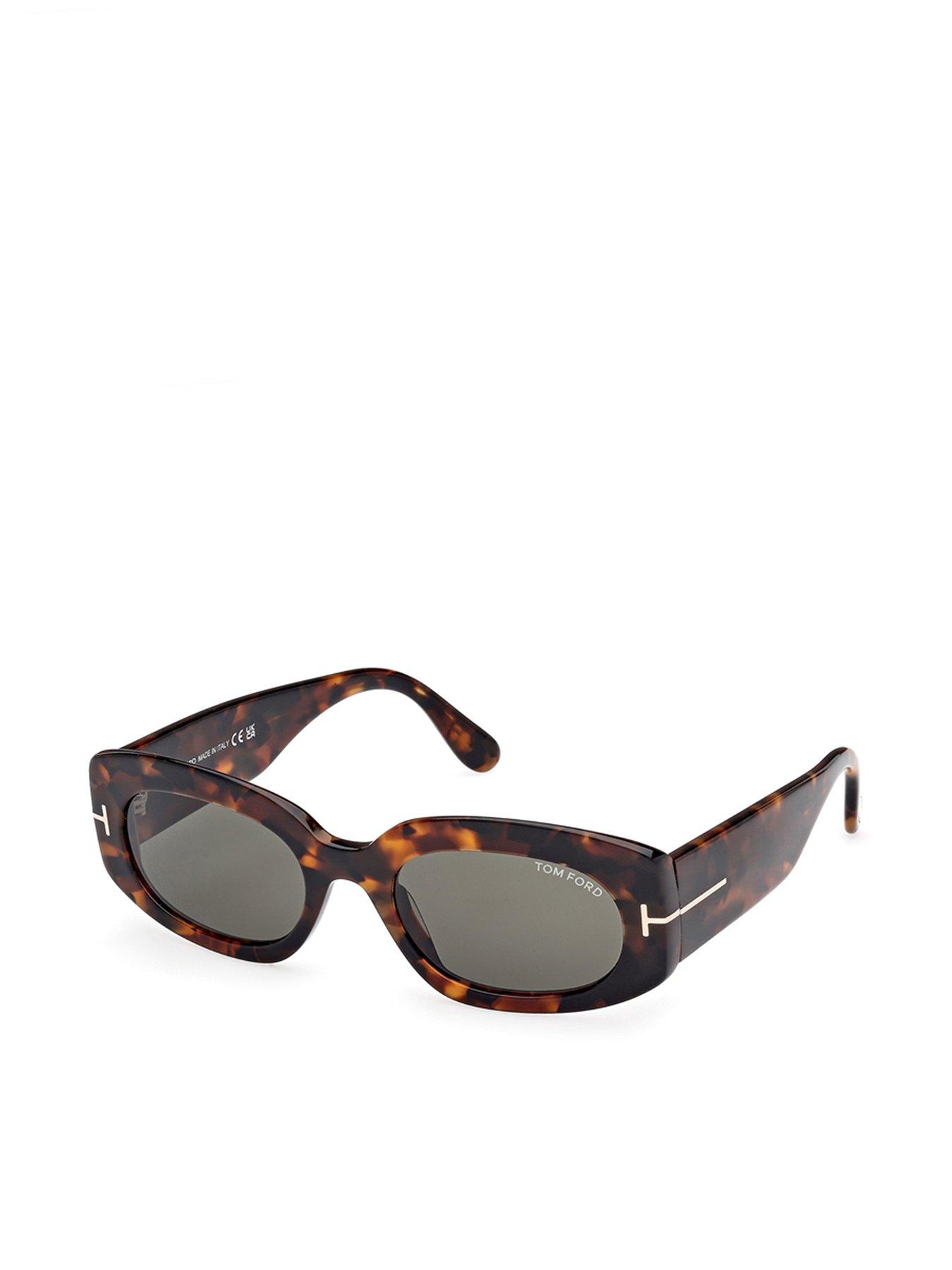 undefined Cielle Oval Sunglasses - Dark Havana