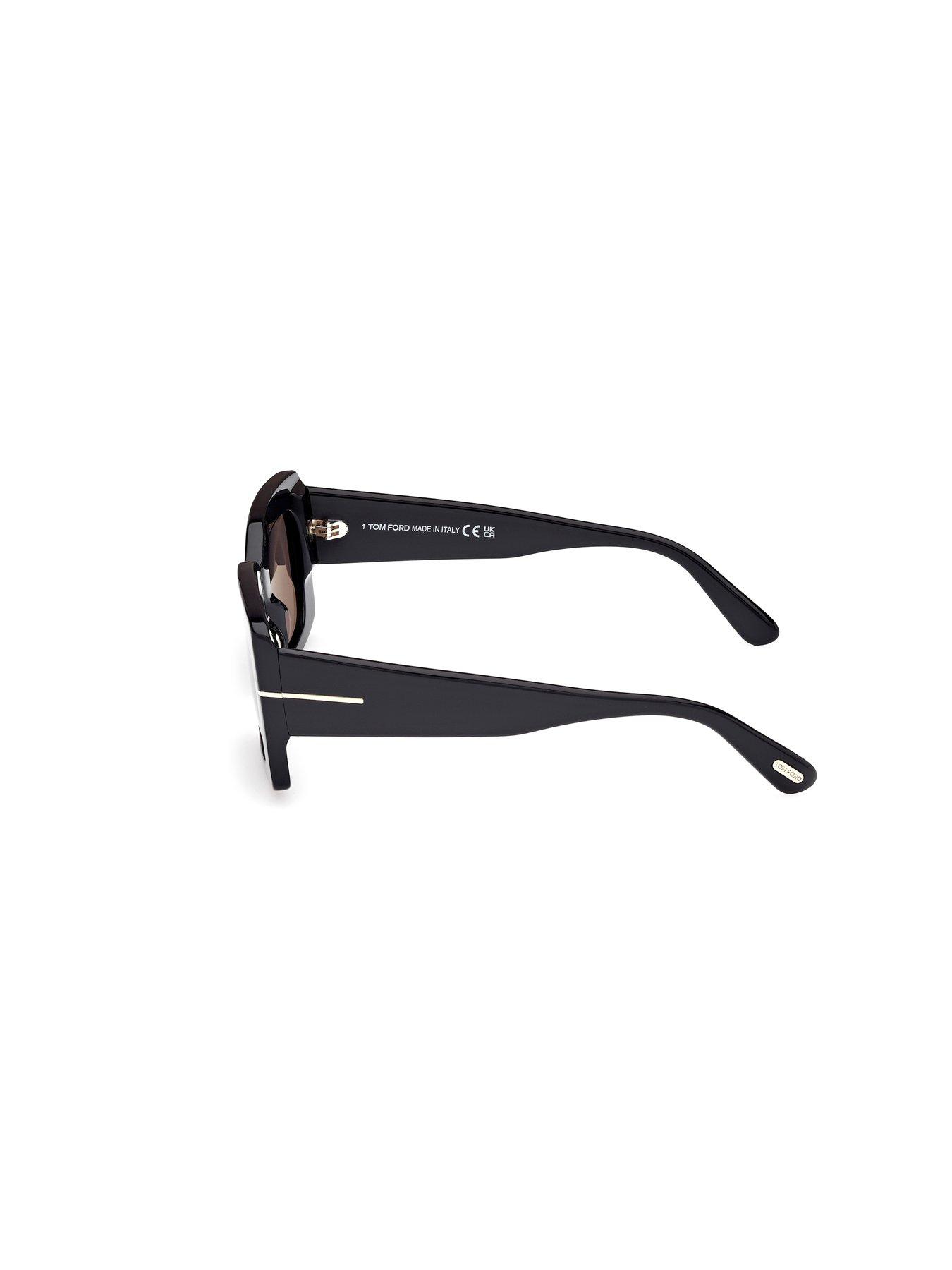 Image 2 of 4 of Tom Ford Brigitta Rectangular Sunglasses - Black