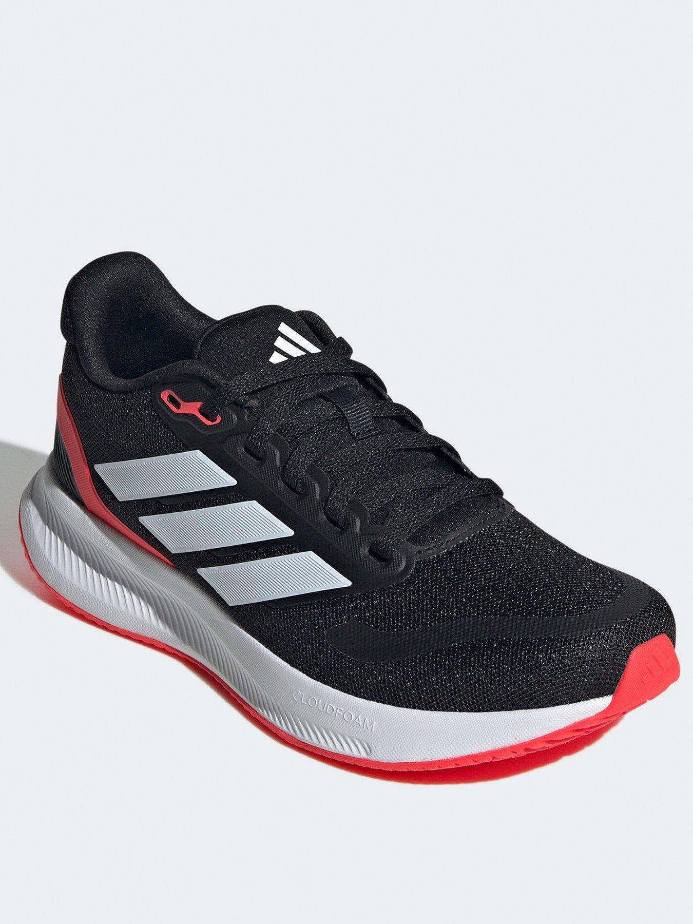 Image 2 of 6 of adidas Boys Junior Runfalcon 5 Trainers - Navy - Black/White/Red