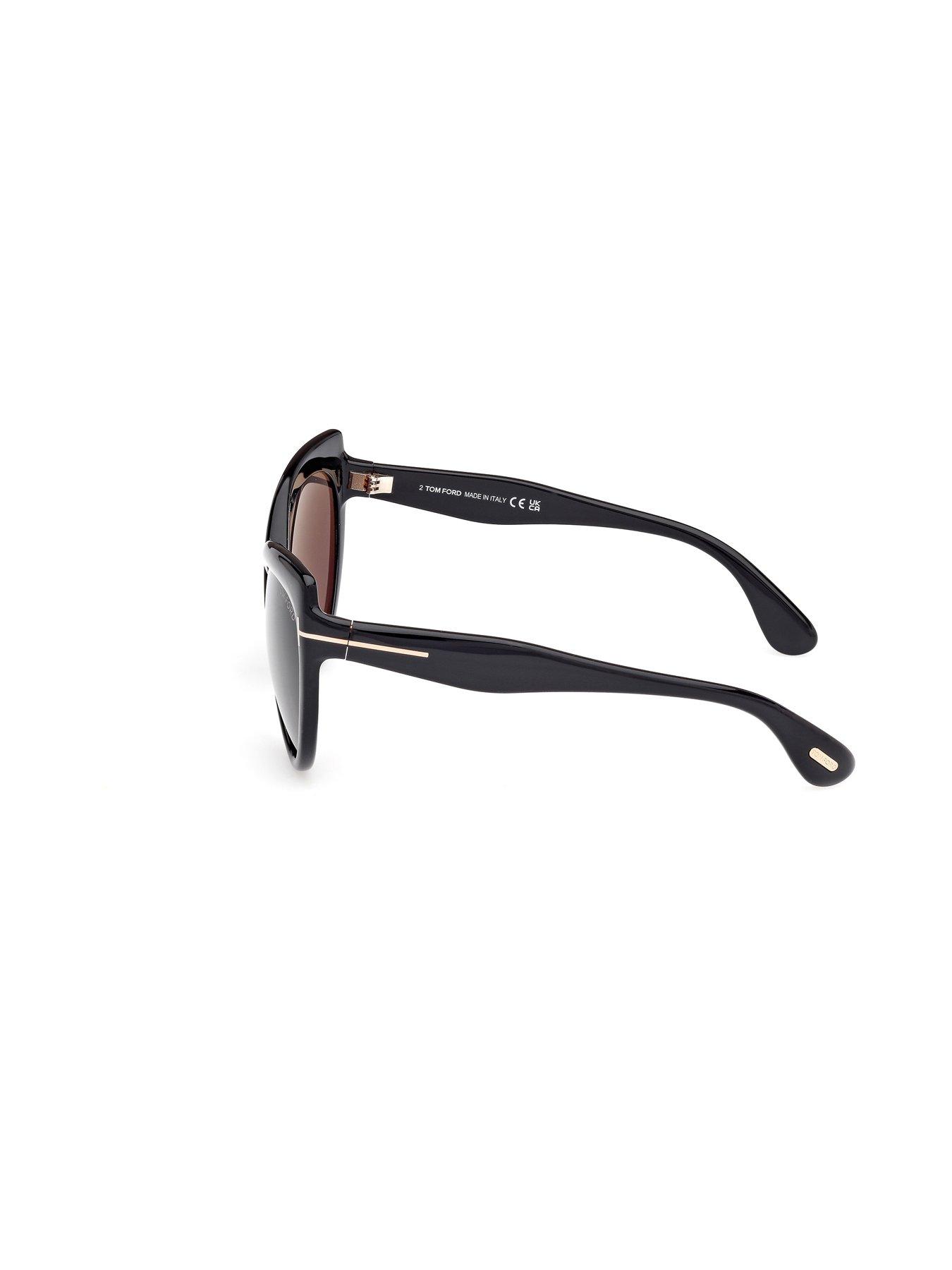 Image 2 of 4 of Tom Ford Beatrice Butterfly Sunglasses - Black