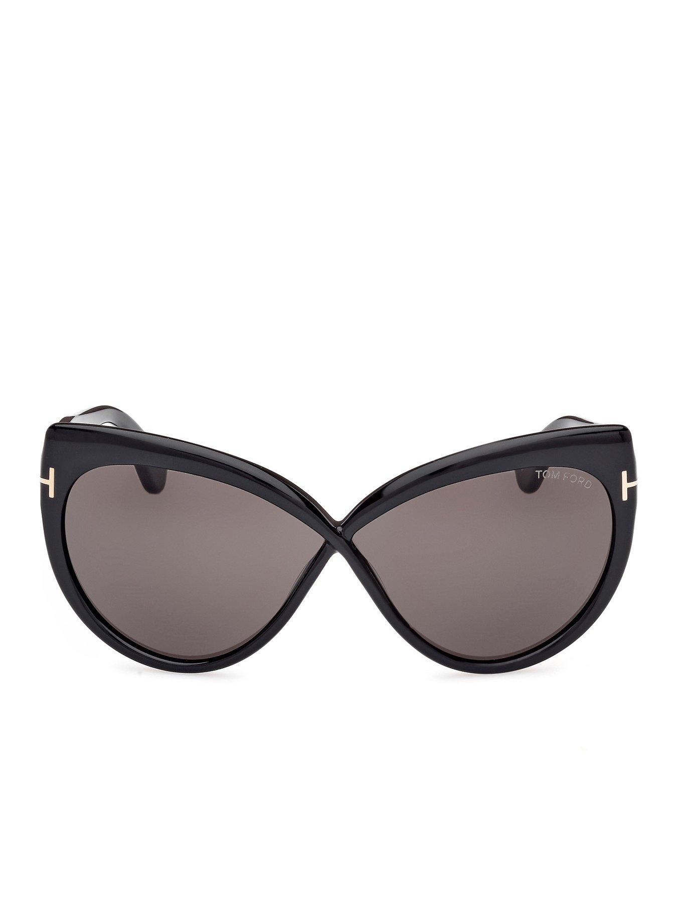 Image 3 of 4 of Tom Ford Beatrice Butterfly Sunglasses - Black