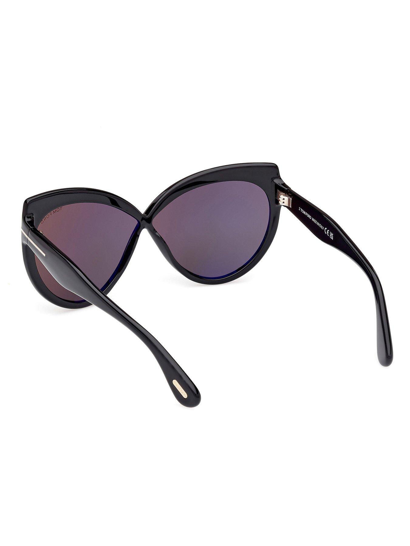 Image 4 of 4 of Tom Ford Beatrice Butterfly Sunglasses - Black