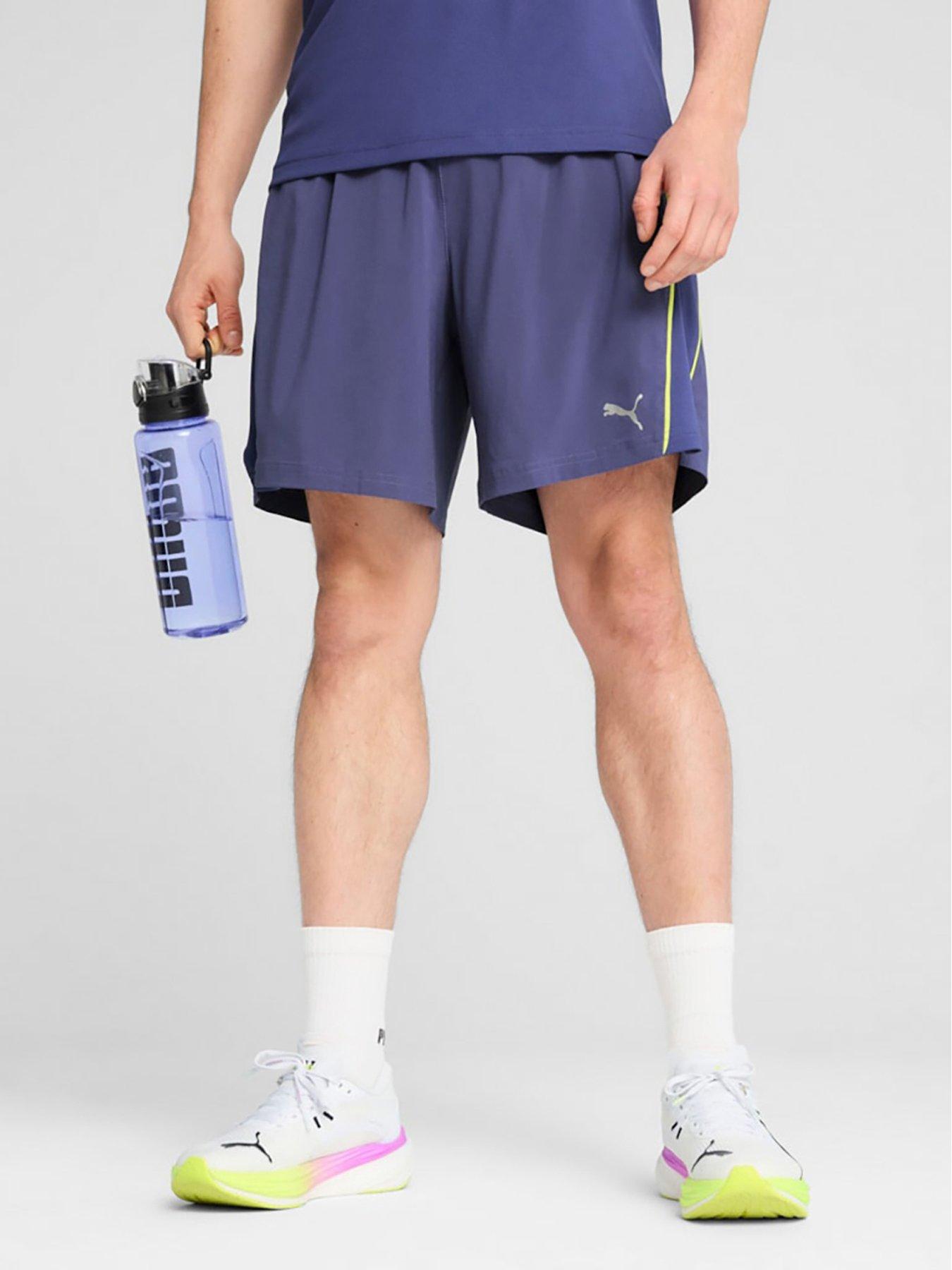 undefined Men's Running Velocity 7 Inch Shorts - Blue