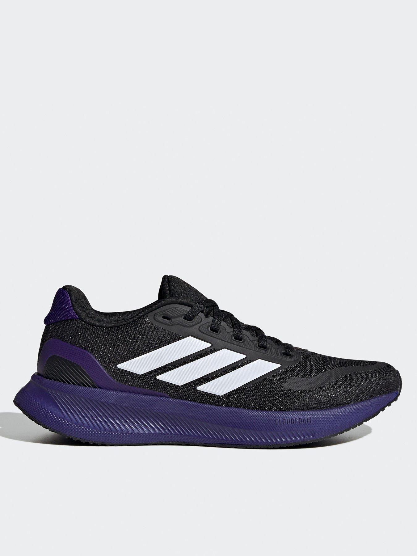 adidas Womens Running Runfalcon 5 Trainers - Black, Black, Size 6, Women