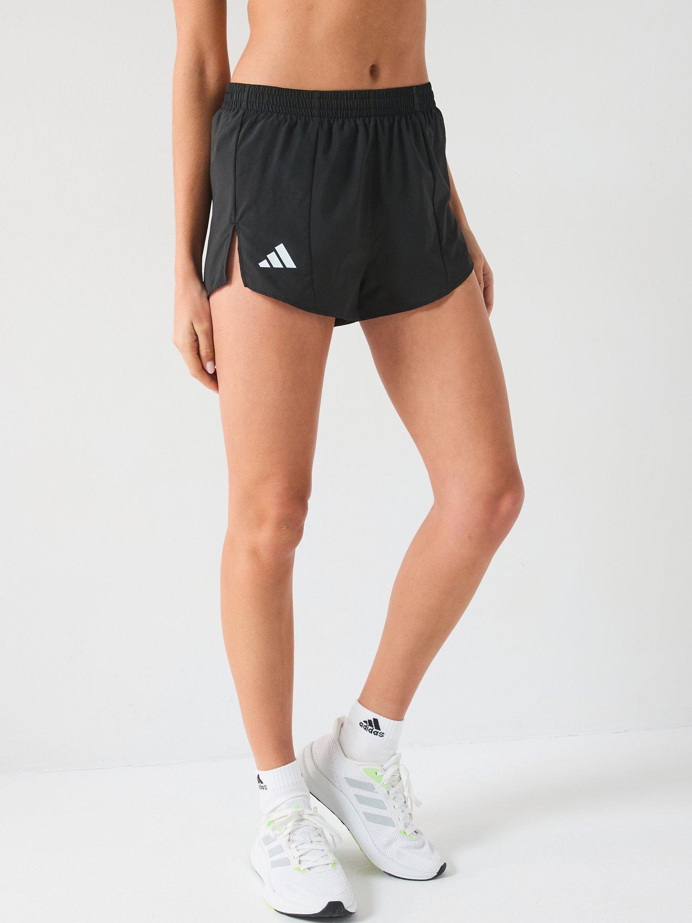 adidas Womens Running Adizero Shorts - Black