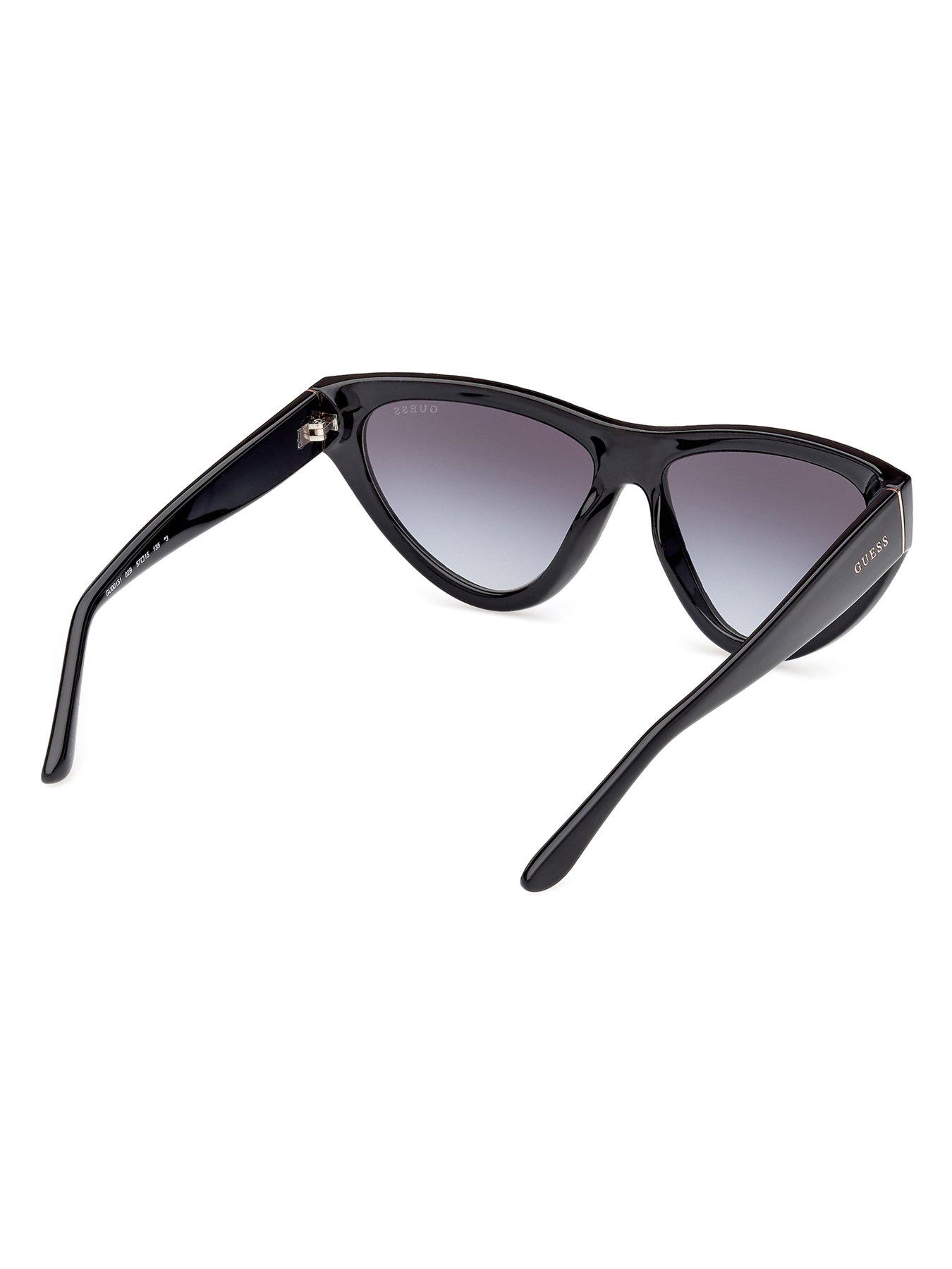 Image 3 of 4 of Guess Cat Eye Frame Sunglasses - Matte Black