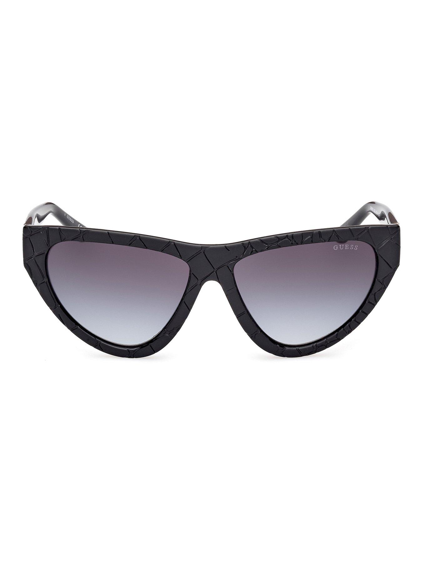 Image 4 of 4 of Guess Cat Eye Frame Sunglasses - Matte Black