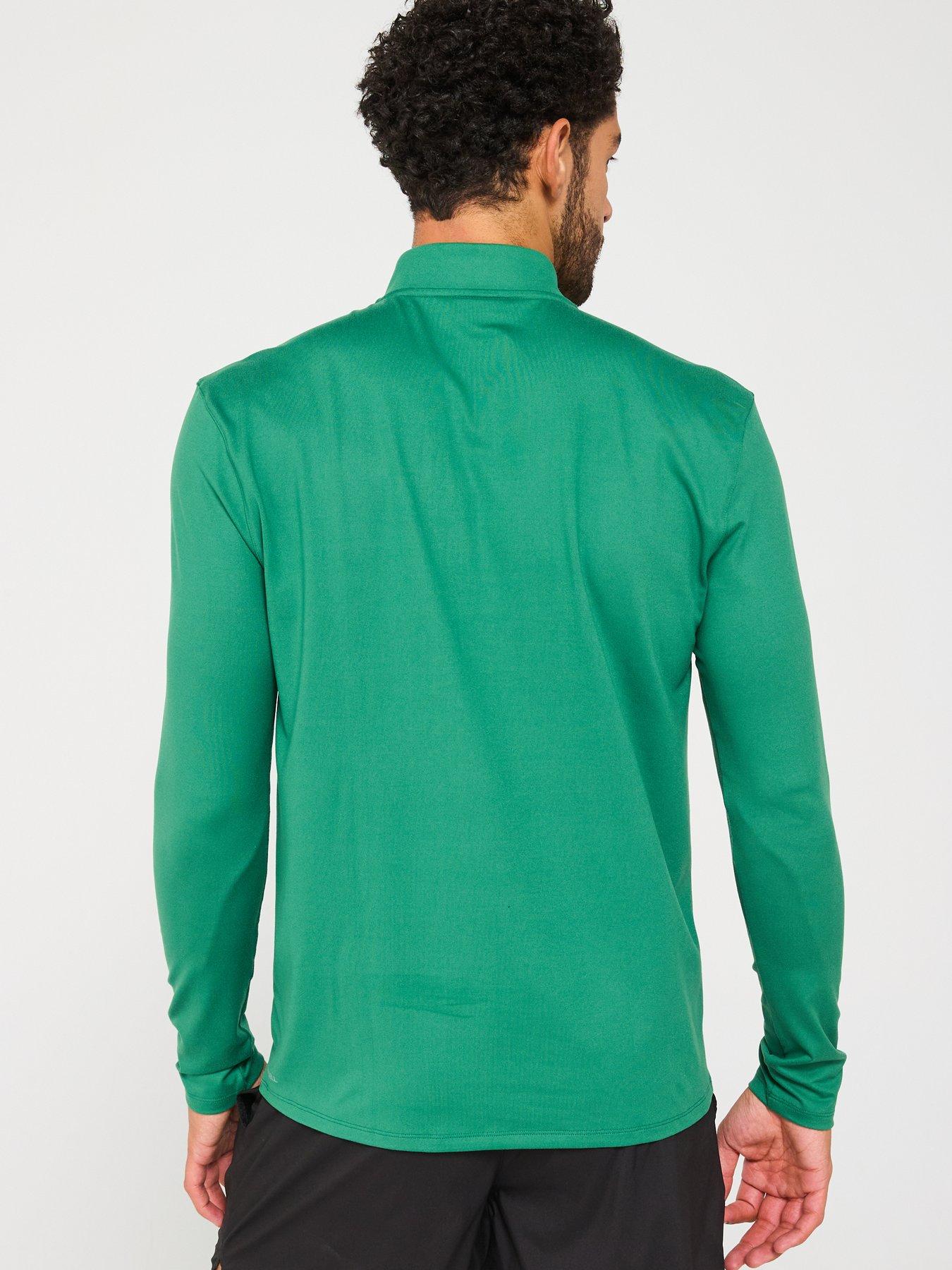 Image 2 of 5 of Puma Men's Training Evolve Slim Fit 1/2 Zip Top - Green