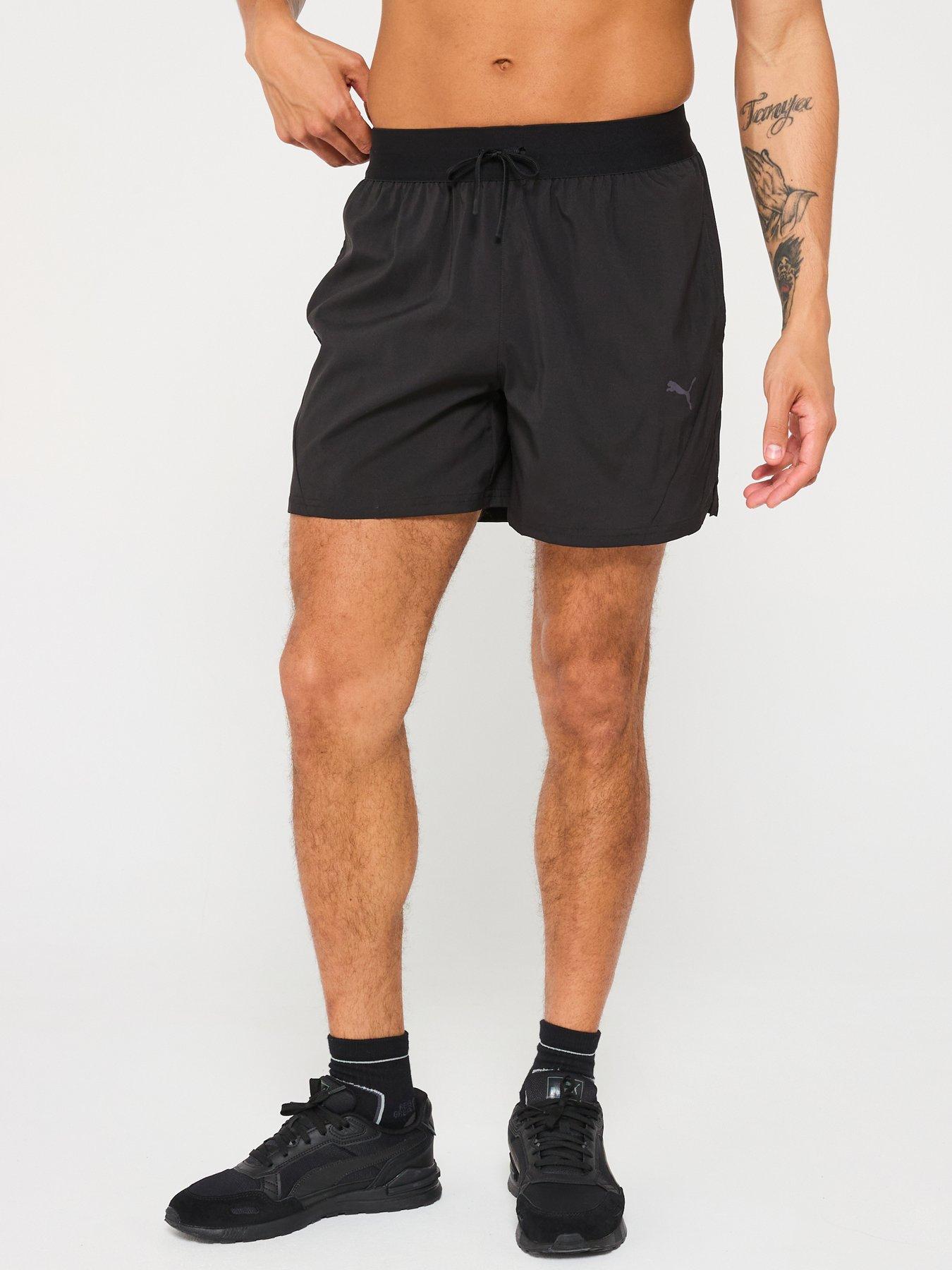 undefined Men's Training Evolve Woven 5Inch Ultra Breathe Shorts - Black