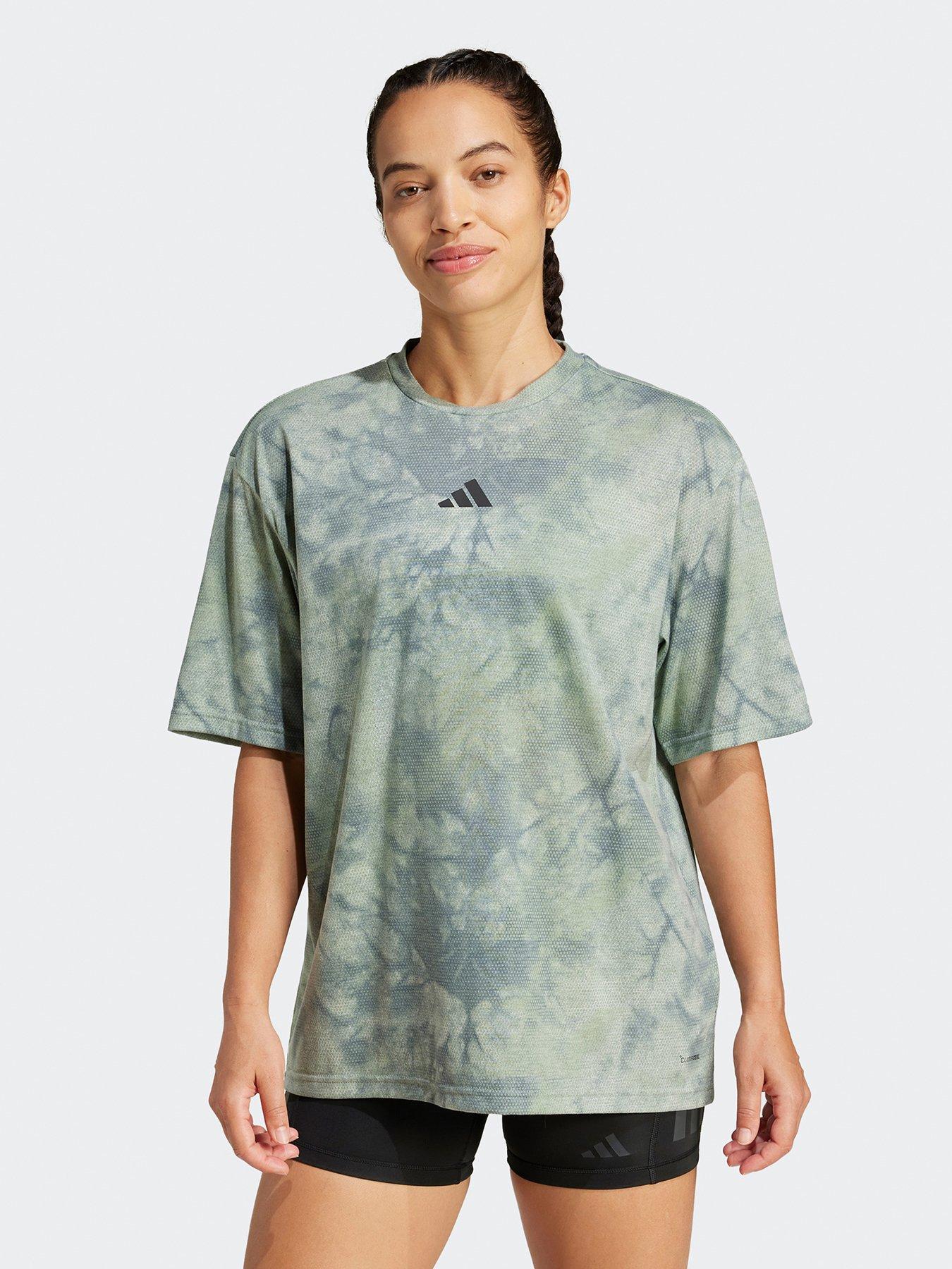 undefined Womens Training Graphic T-Shirt - Silver