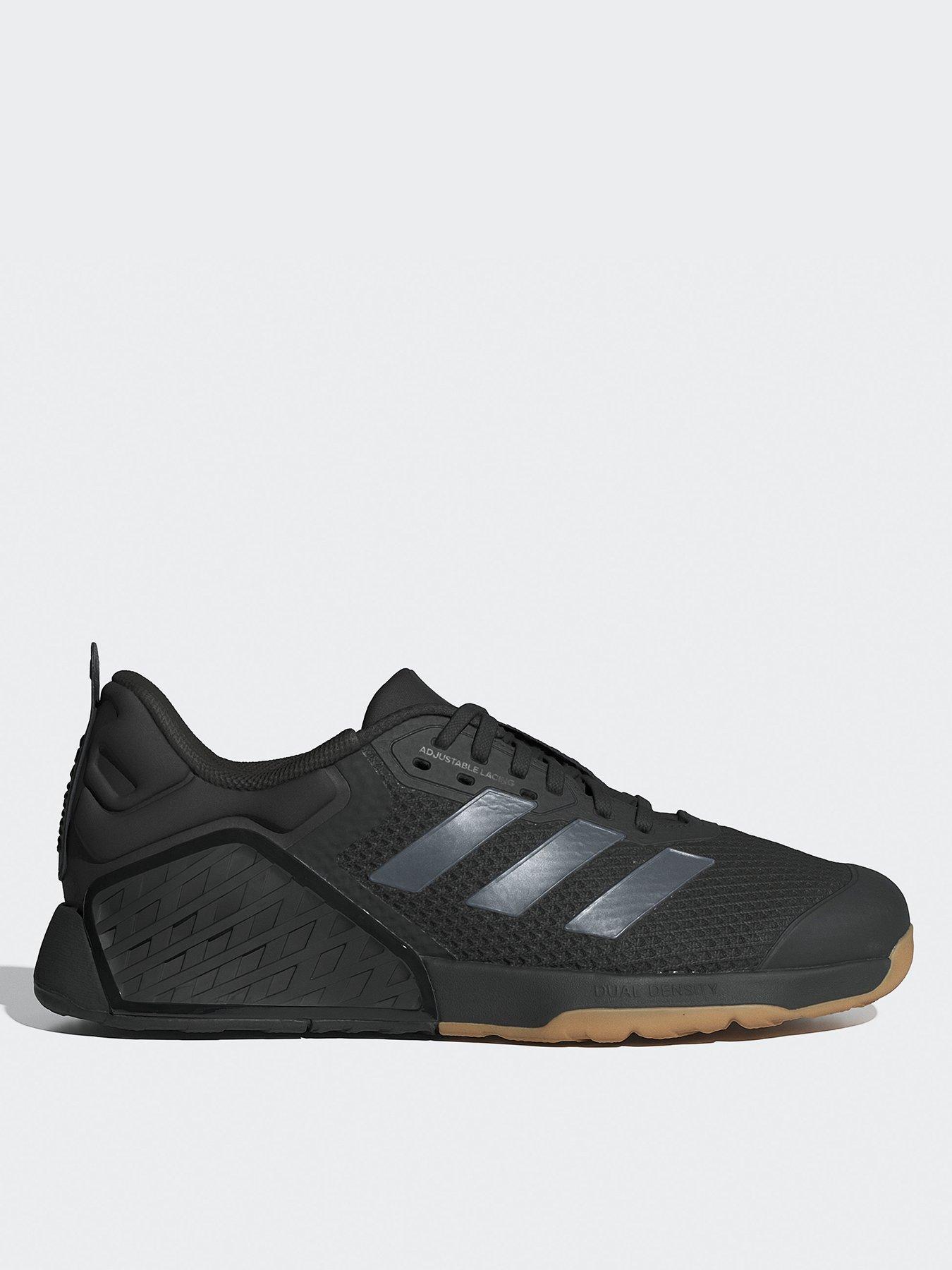 Image 2 of 8 of adidas Womens Training Dropset 3 Trainer - Black/Grey