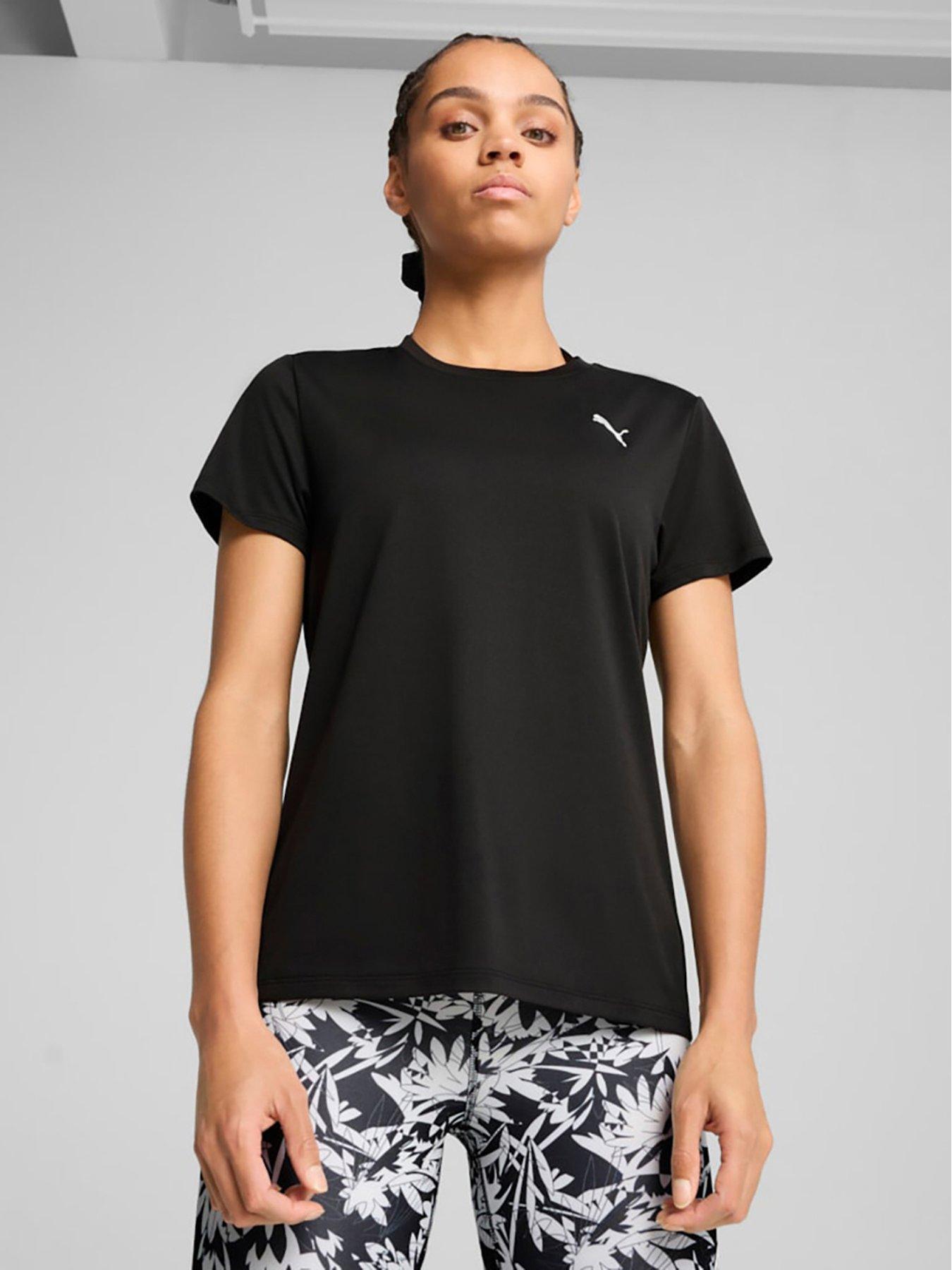 Puma Womens Training Essential Crew T-Shirt - Black