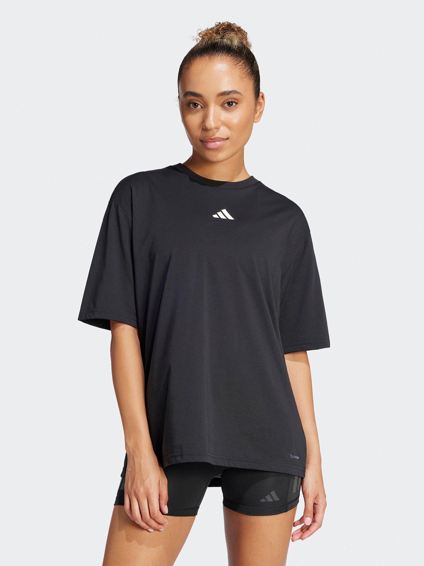 undefined Womens Training Graphic T-Shirt - Black