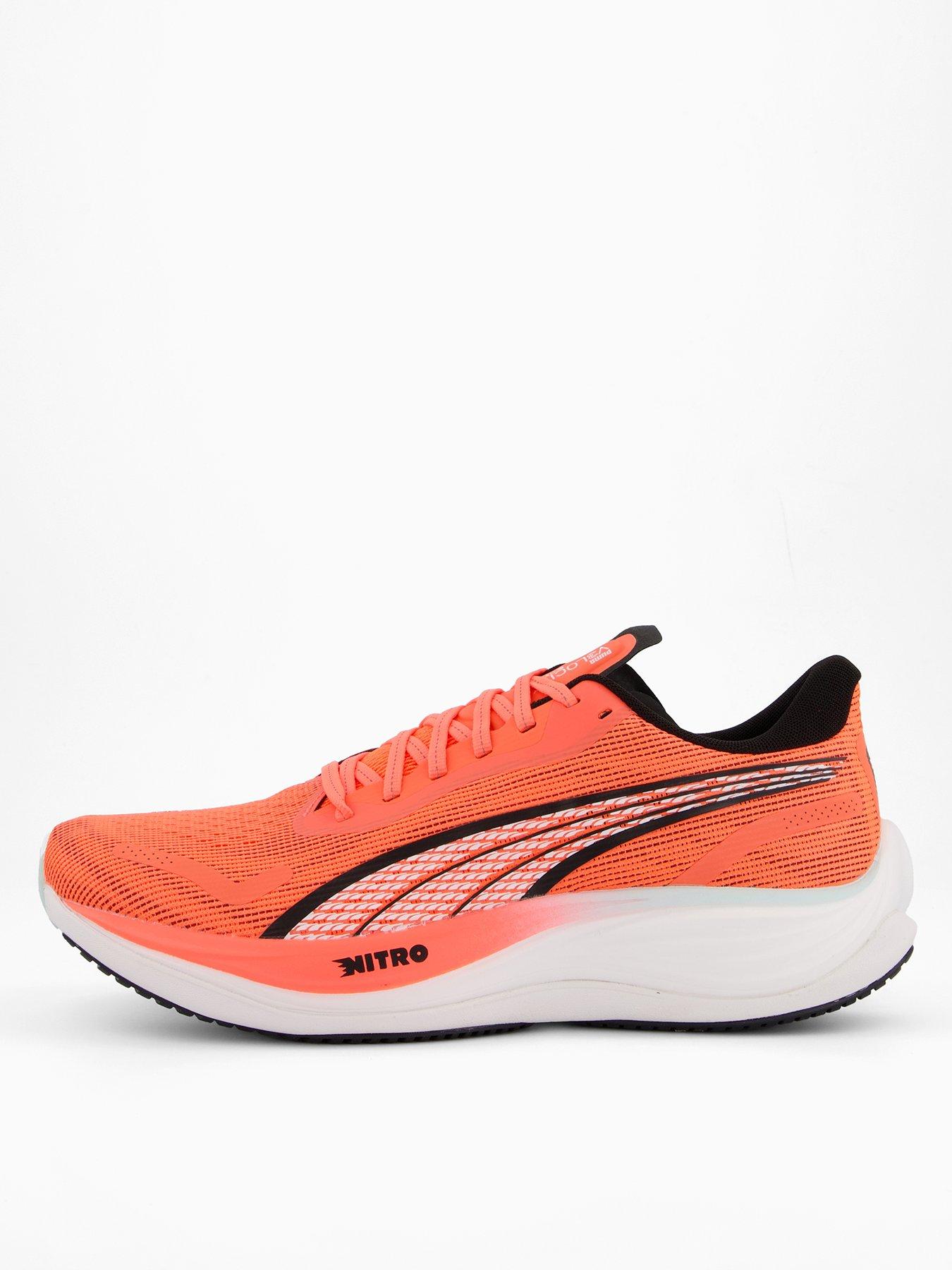 Puma Mens Running Velocity Nitro 3 Trainers - Glowing Red-Puma Black