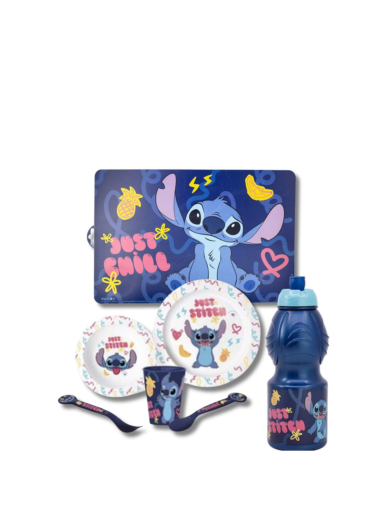 Product photograph of Lilo Stitch Stitch 7 Piece Micro Dinner Set from very.co.uk