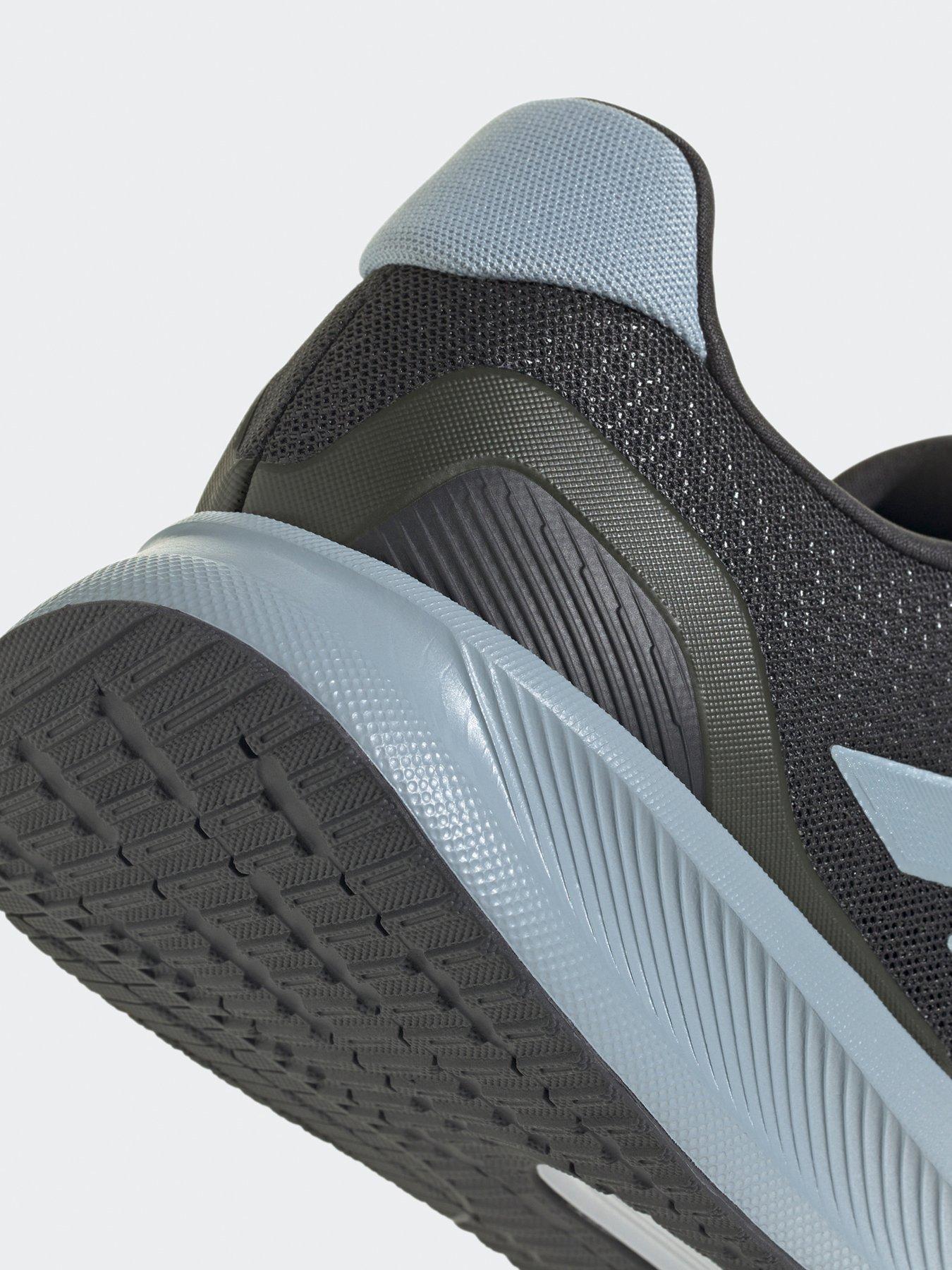 Image 6 of 7 of adidas Mens Running Runfalcon 5 Trainers - Dark Grey - Carbon/Wonder Blue/Ftwr White