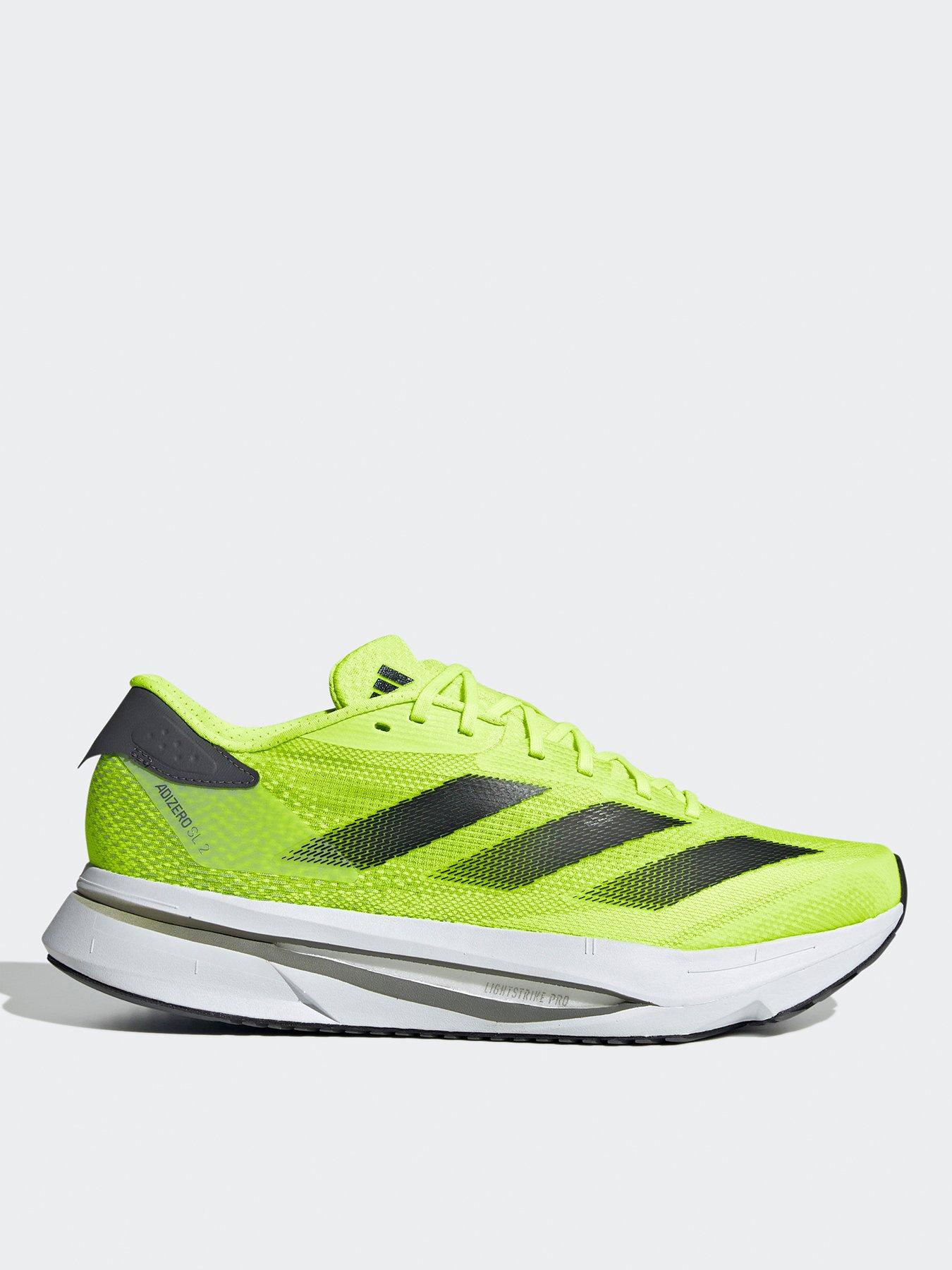 adidas Mens Running Adizero SL2 Trainers Yellow Very