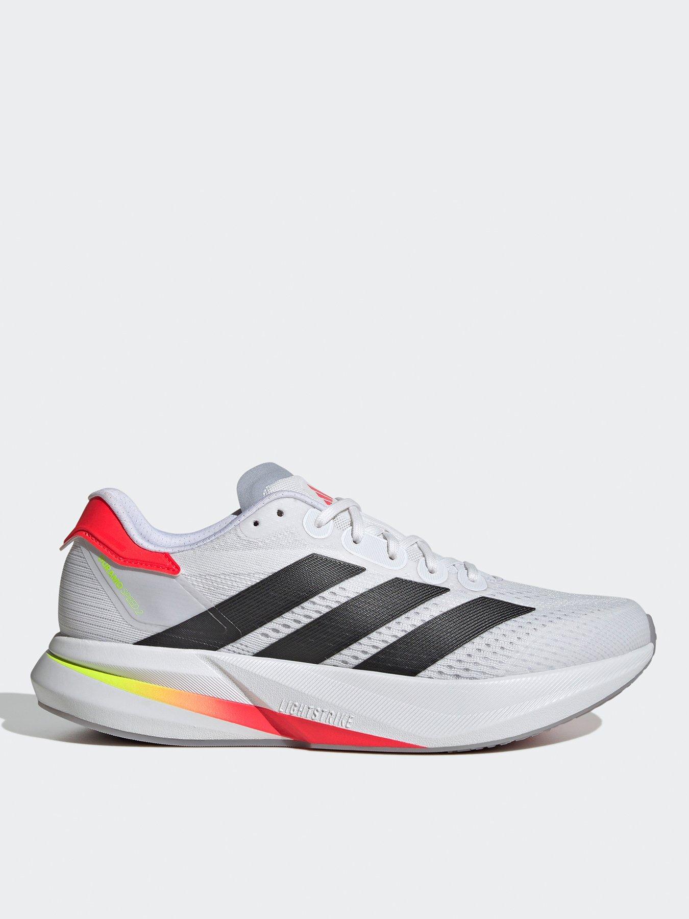 adidas: Mens Running Duramo Speed 2 Trainers - White