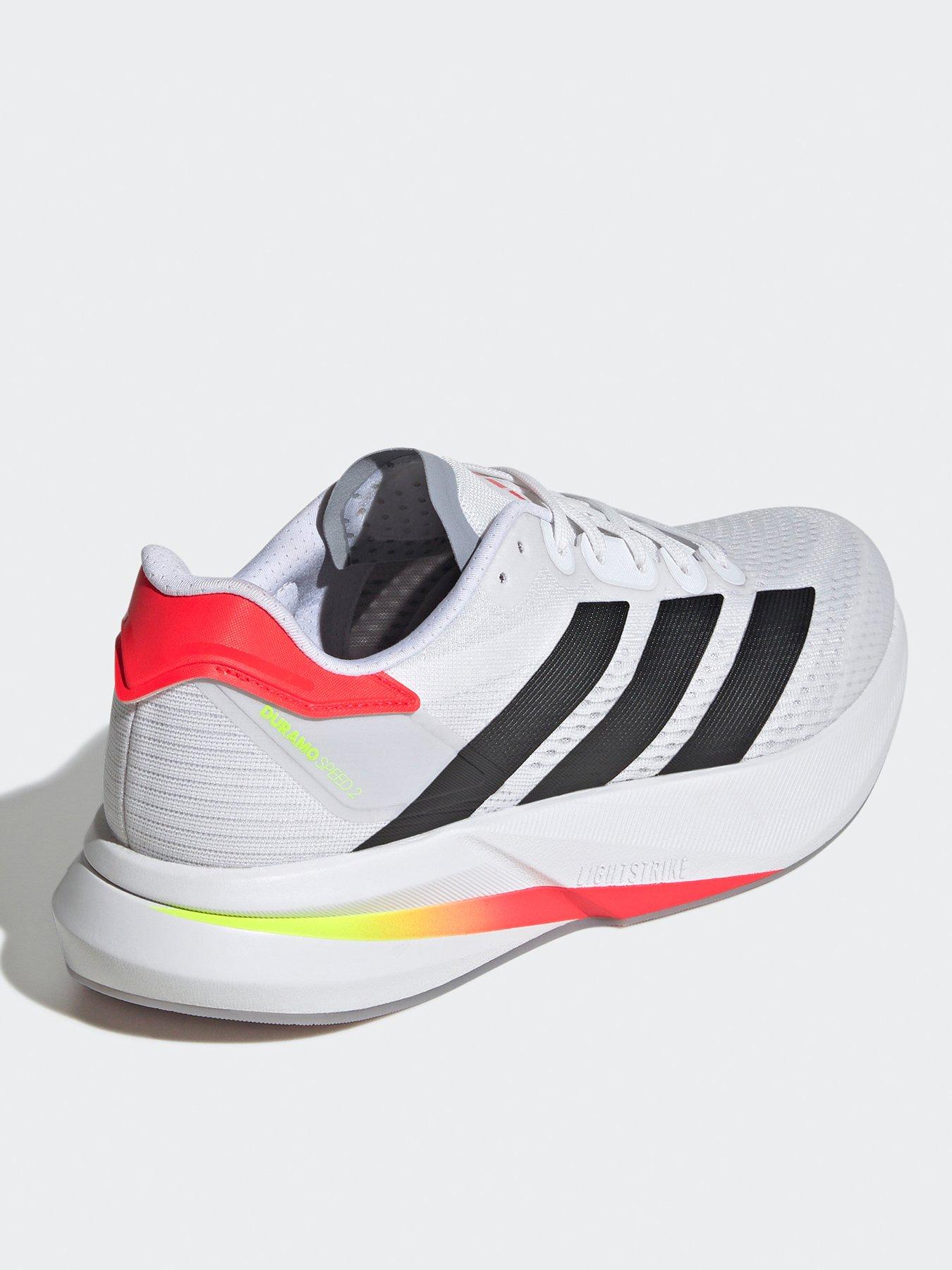 Image 3 of 7 of adidas Mens Running Duramo Speed 2 Trainers - White