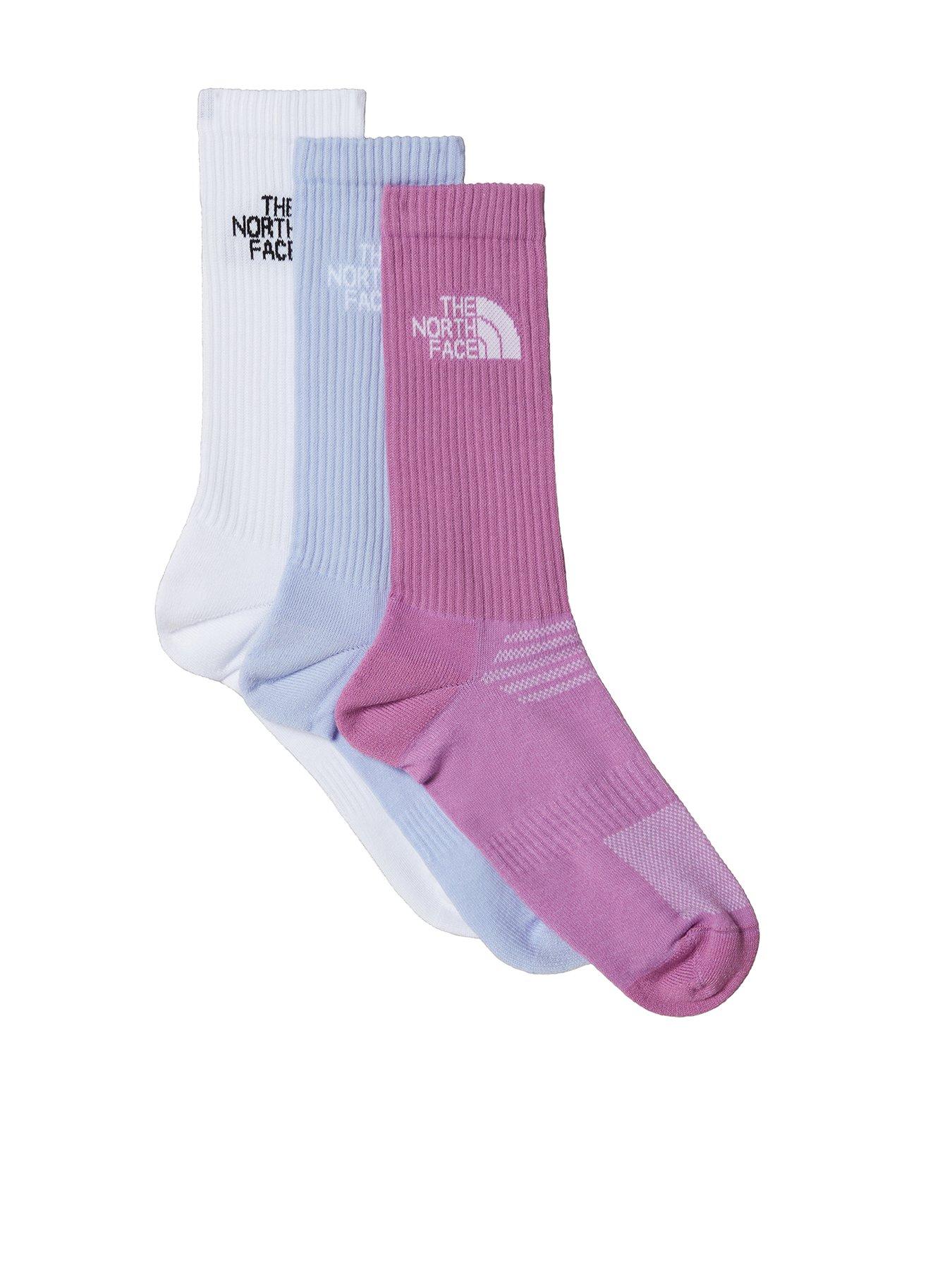 undefined Multi Sport Cush Quarter Sock 3p - Pink
