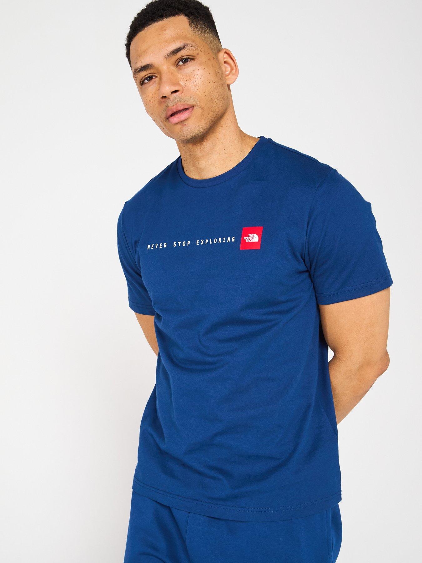 undefined Men's Short Sleeve Never Stop Exploring Tee - Navy