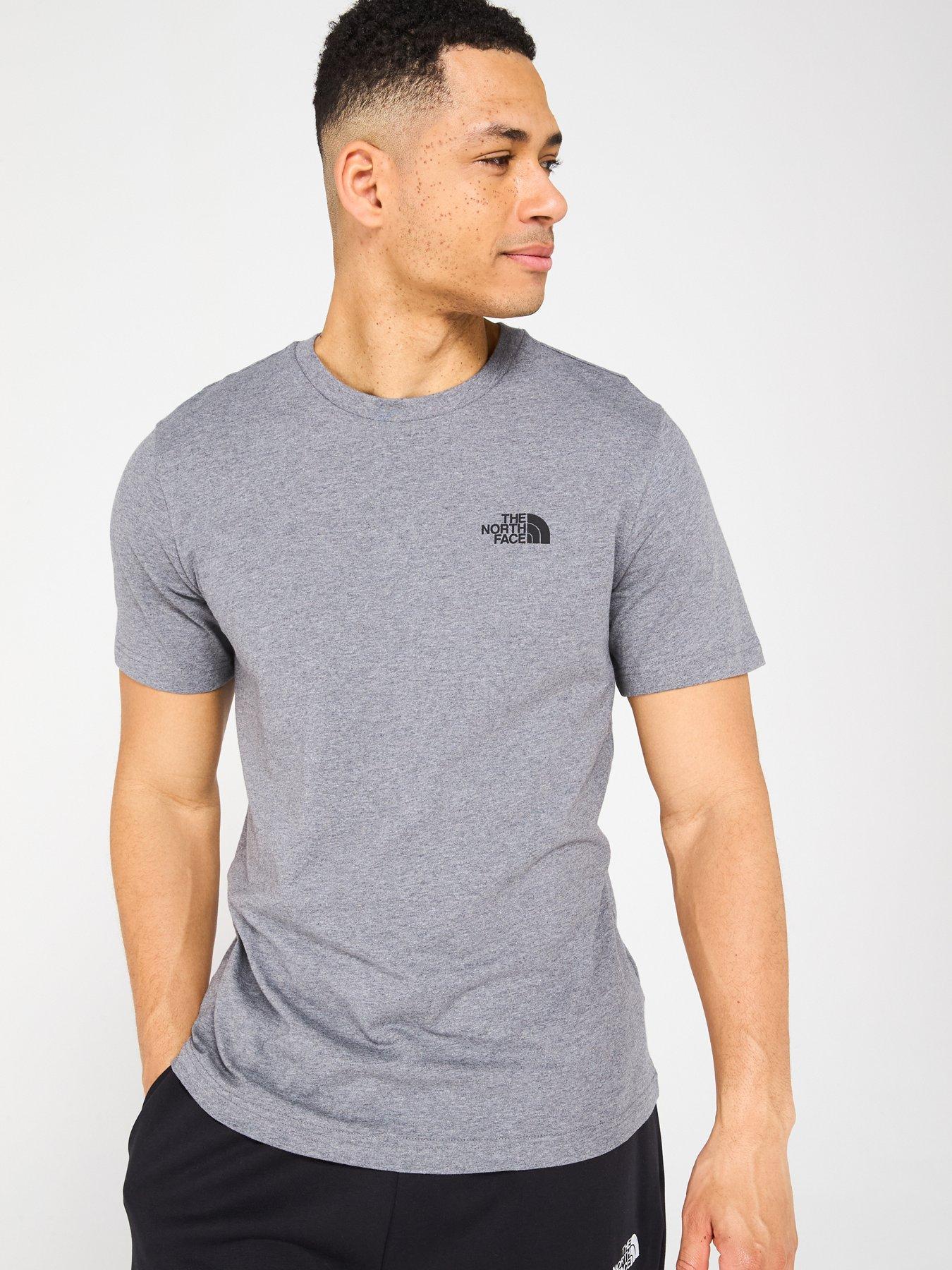 undefined Men's Short Sleeve Simple Dome Tee - Grey