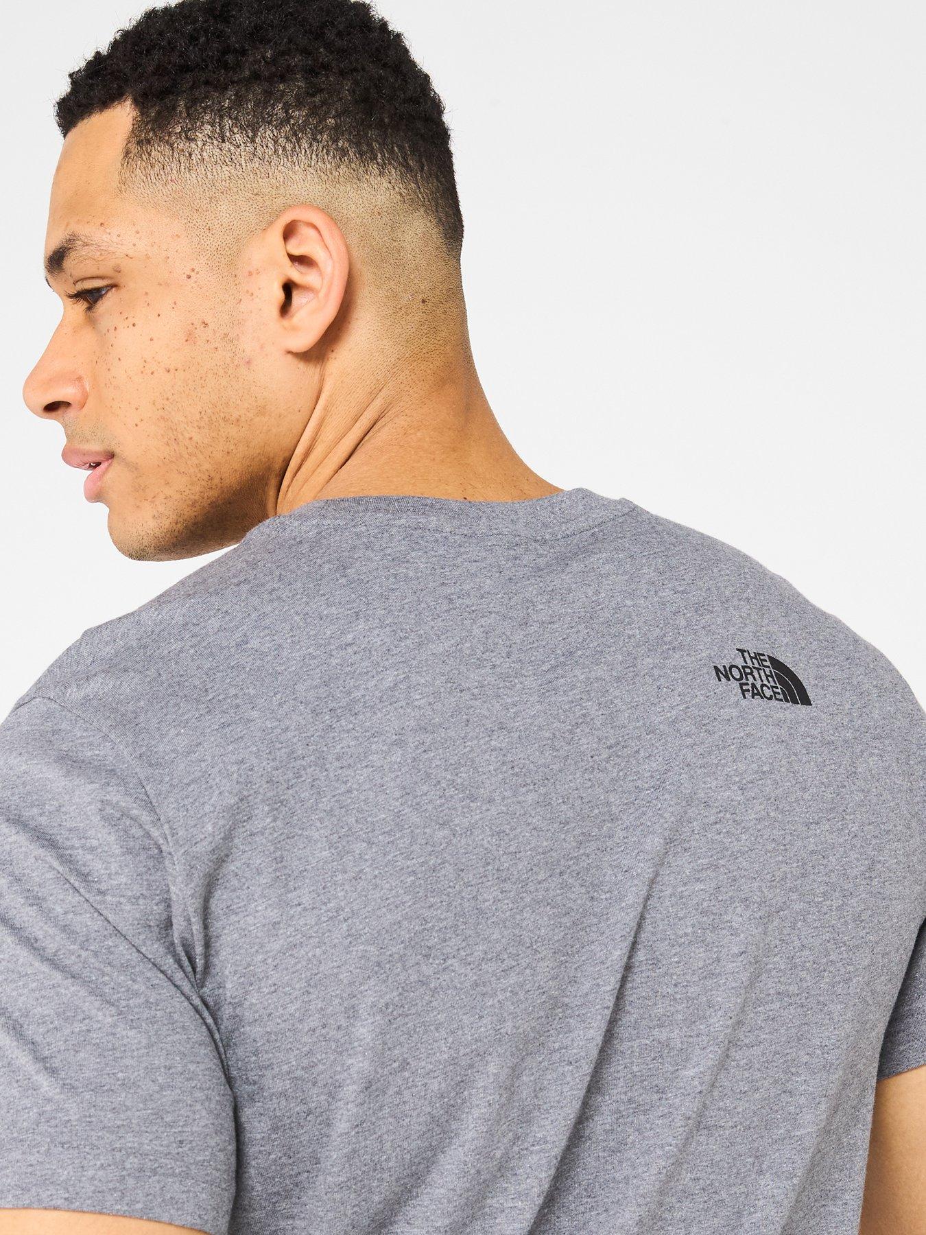 Image 4 of 5 of THE NORTH FACE Men's Short Sleeve Simple Dome Tee - Grey