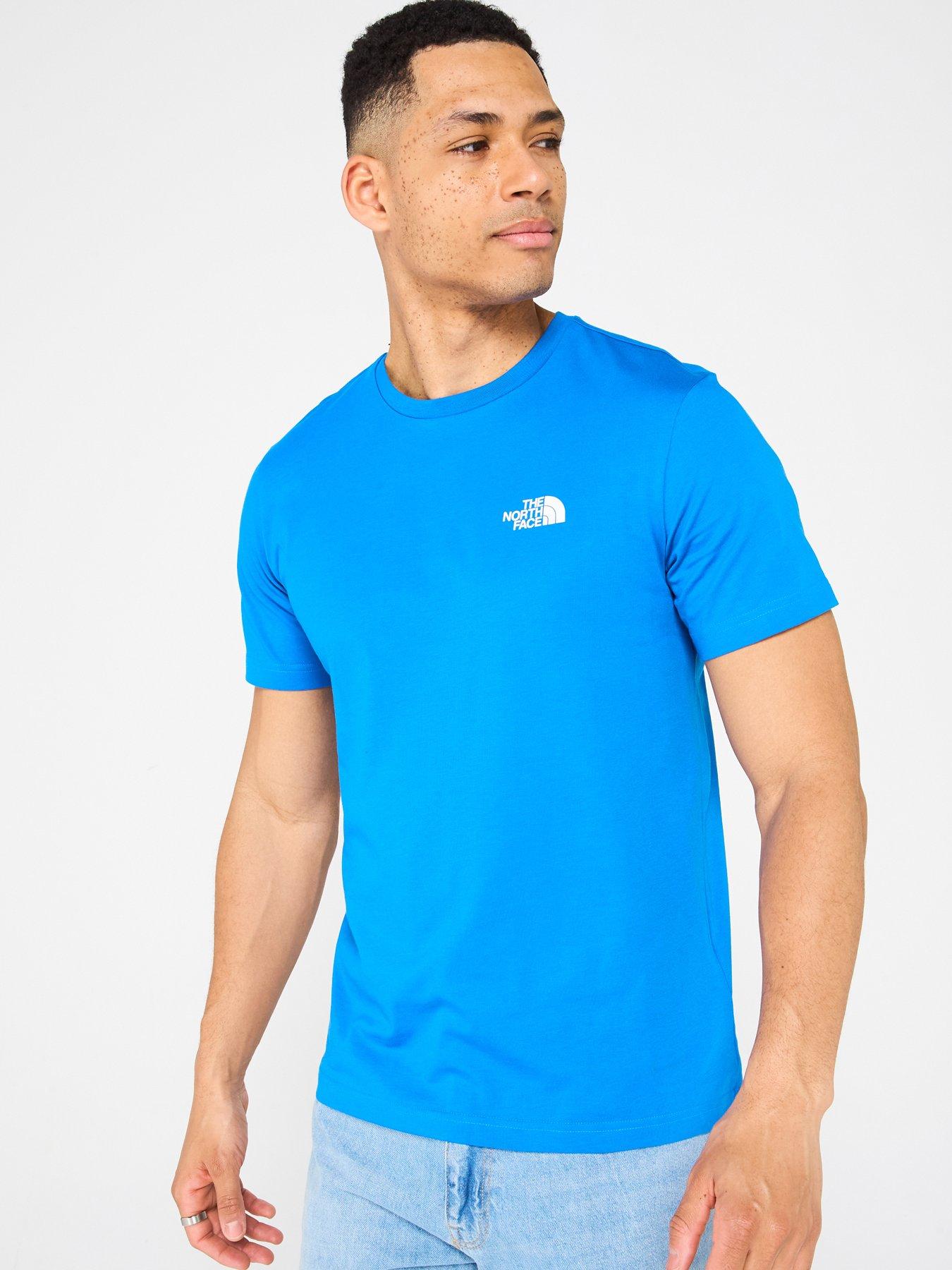 undefined Men's Short Sleeve Simple Dome Tee - Blue