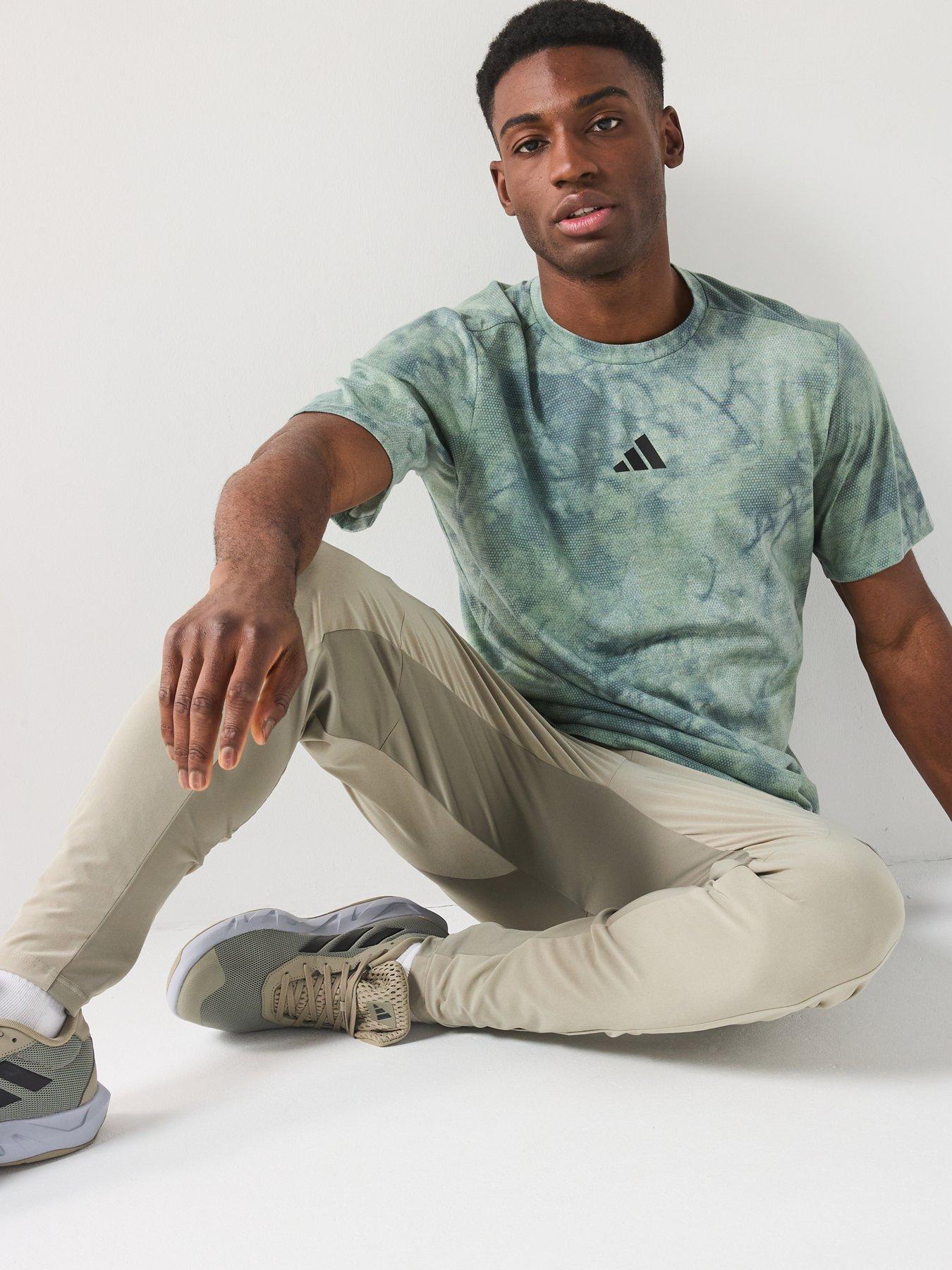 Image 5 of 6 of adidas Men's Training Power Printed T-Shirt - Wonder Silver/Black