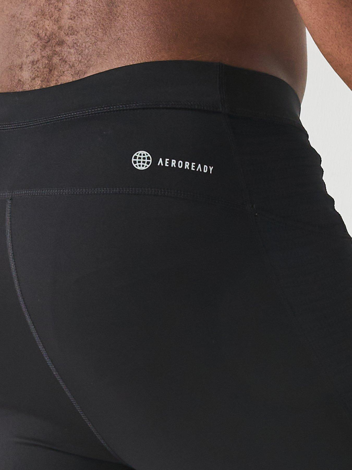 adidas Mens Running Own The Run Tights - Black | Very